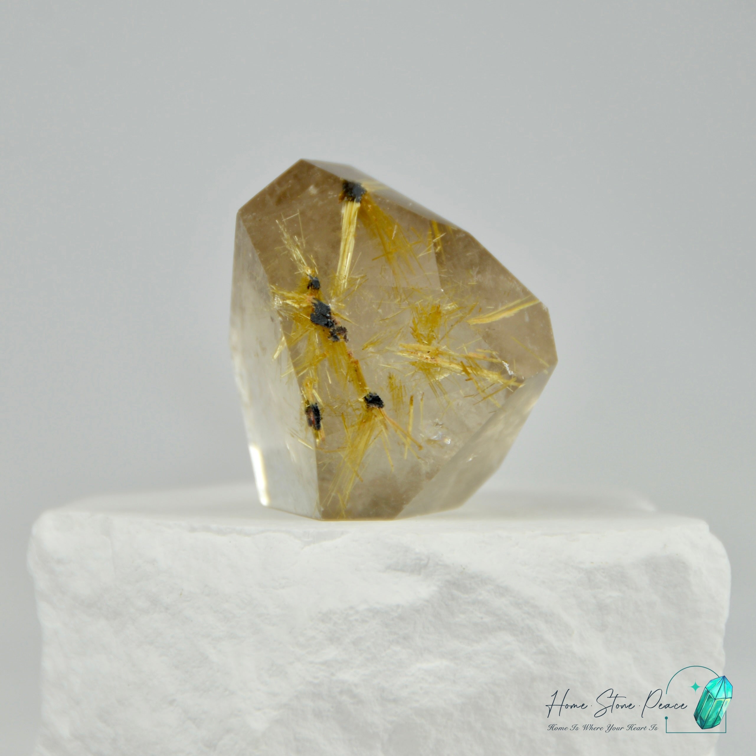 巴西金鈦晶隨形 Brazilian Gold Rutilated Quartz Free Form