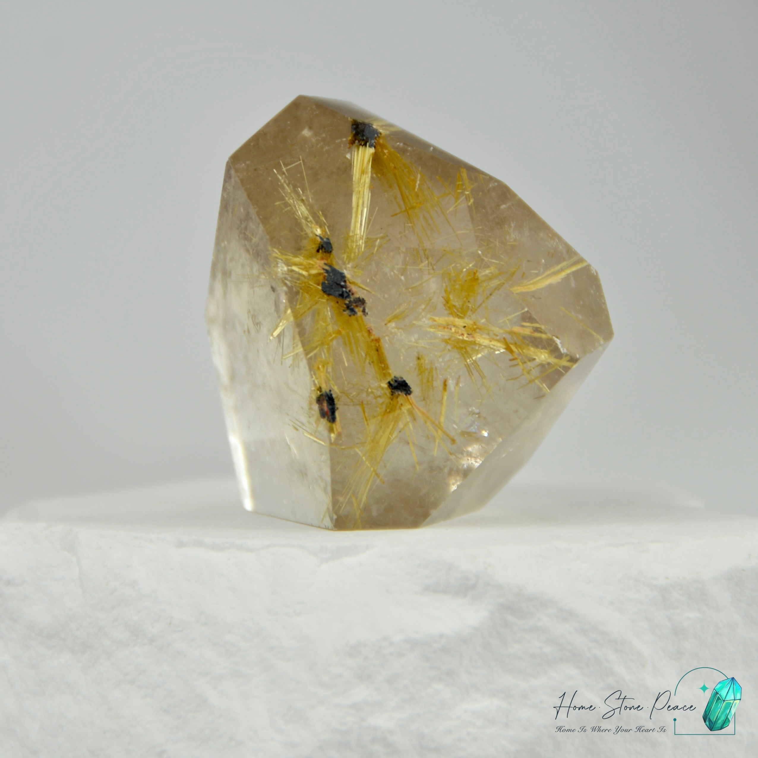 巴西金鈦晶隨形 Brazilian Gold Rutilated Quartz Free Form