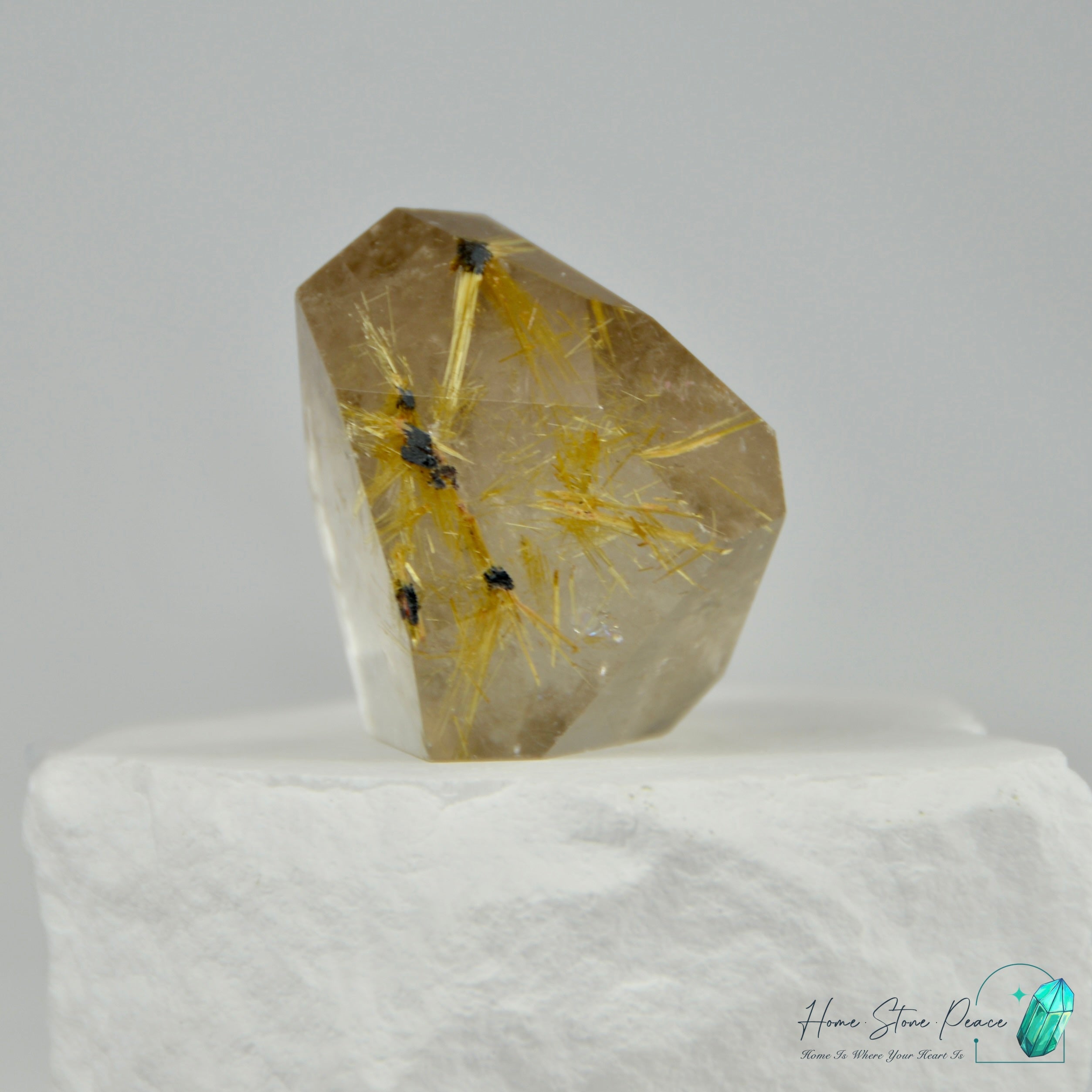 巴西金鈦晶隨形 Brazilian Gold Rutilated Quartz Free Form