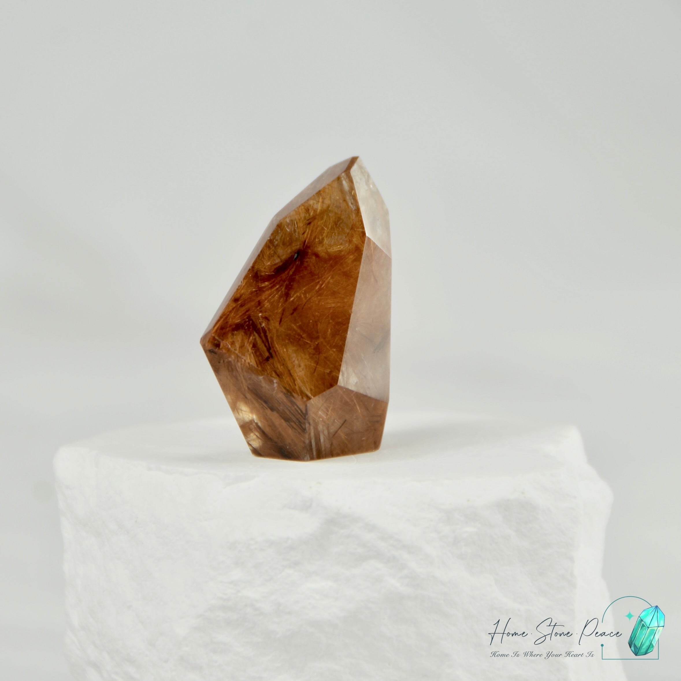 巴西金銅髮晶隨形 Brazilian Bronze Rutilated Quartz Free Form