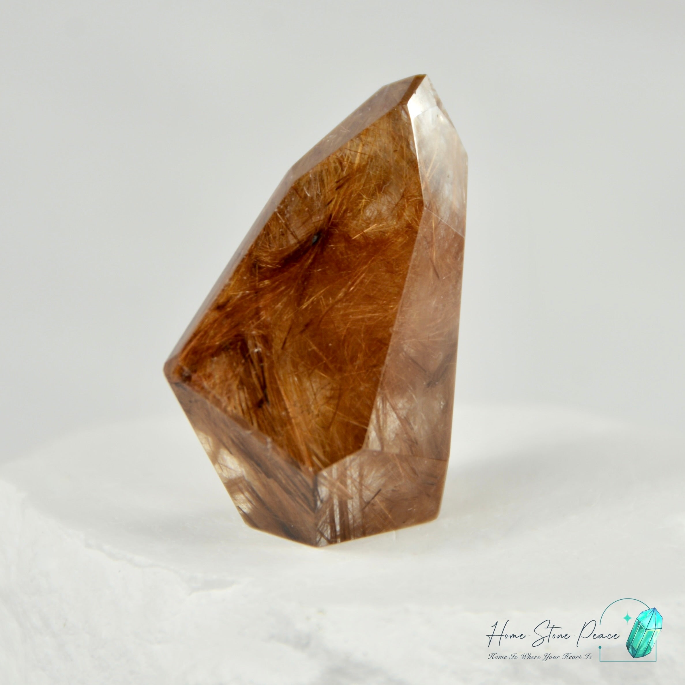 巴西金銅髮晶隨形 Brazilian Bronze Rutilated Quartz Free Form
