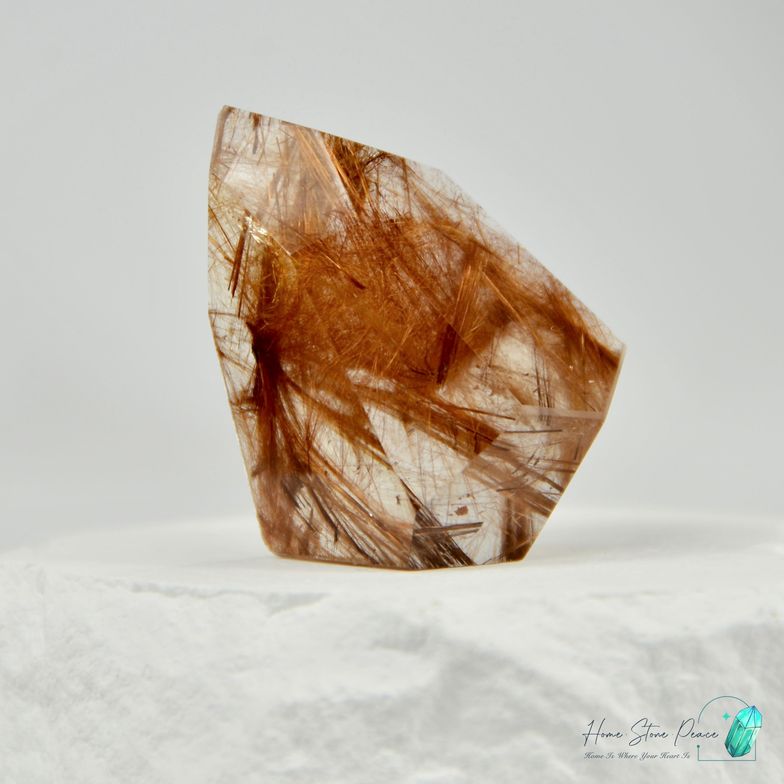 巴西金銅髮晶隨形 Brazilian Bronze Rutilated Quartz Free Form