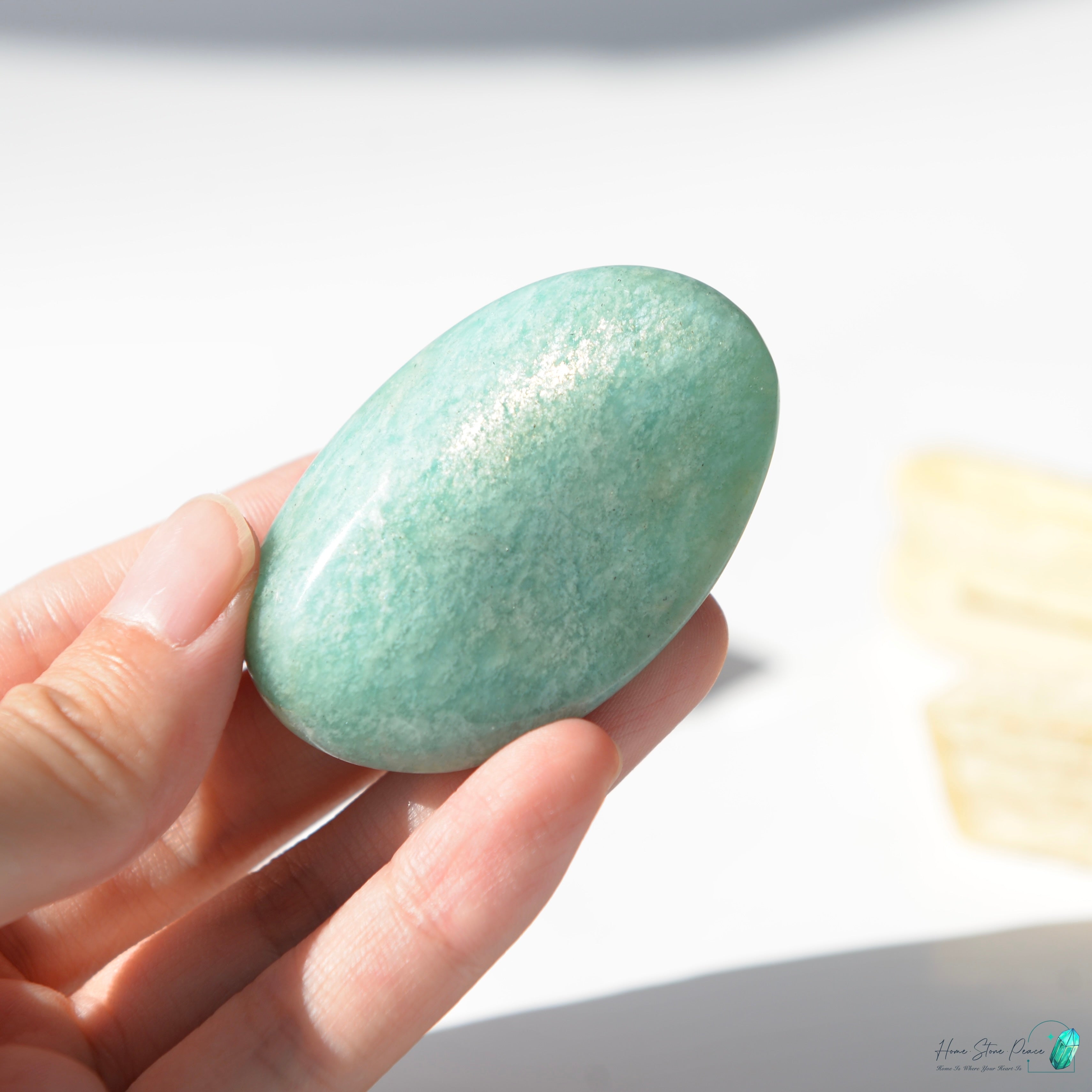 天河石手握石Amazonite Palm Stone