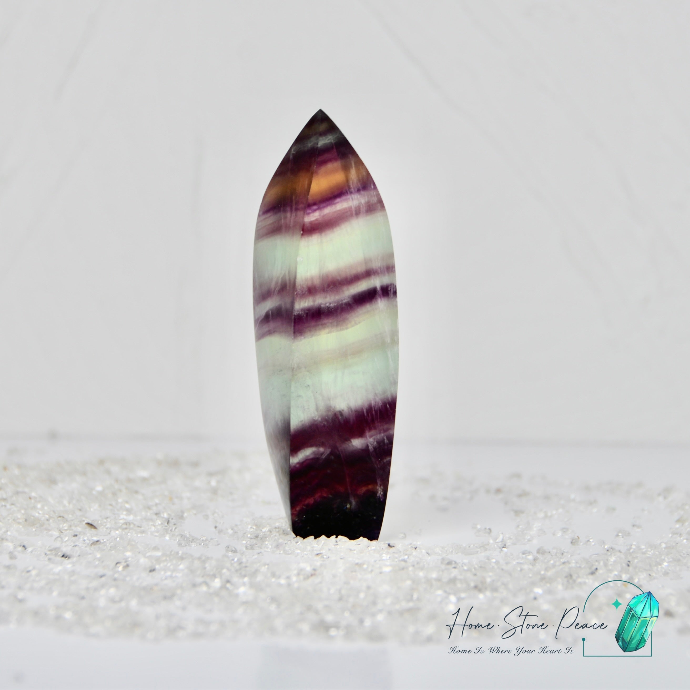 旋轉形螢石柱 Spiral Fluorite Tower
