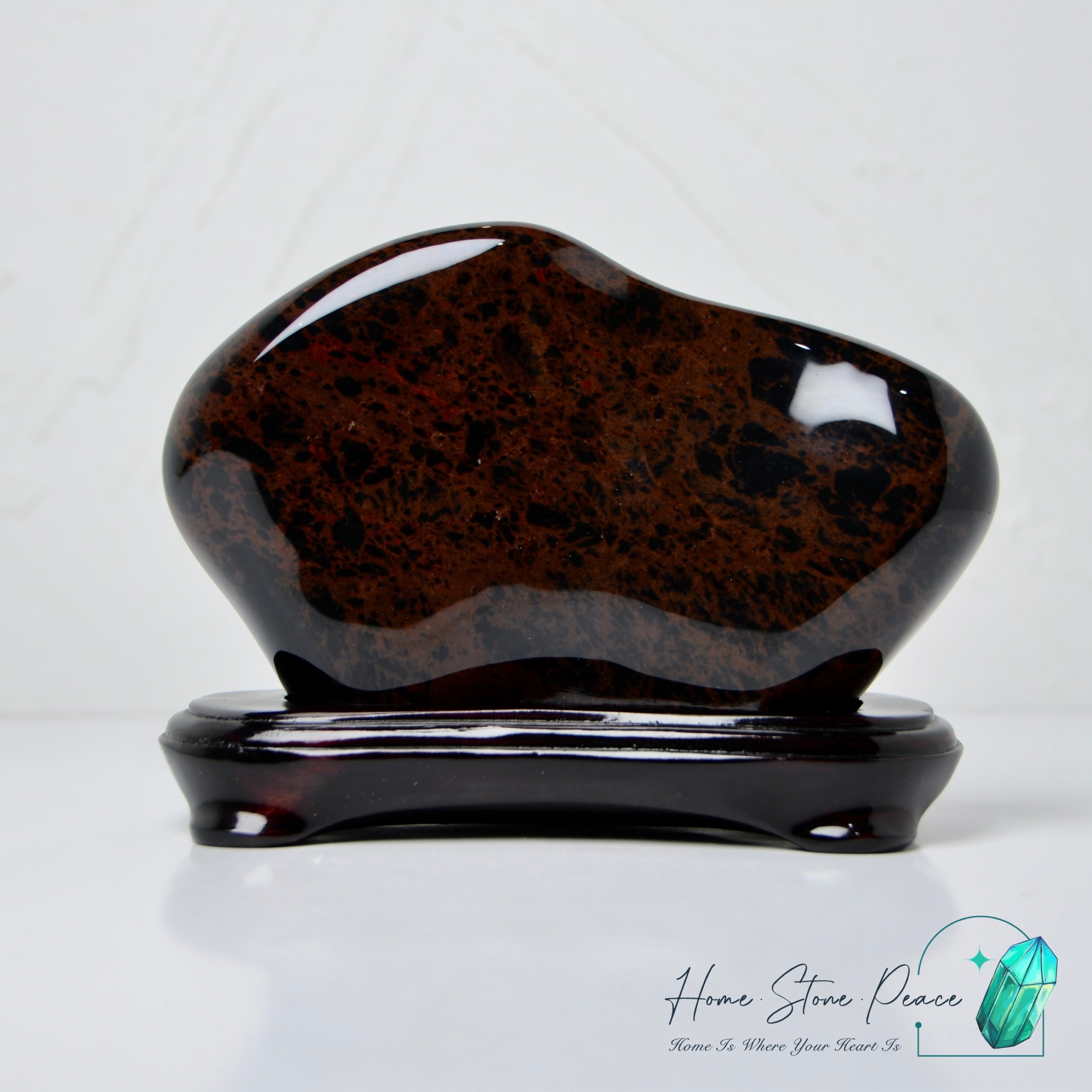 北海道紅十勝石擺設 Hokkaido Mahogany Obsidian