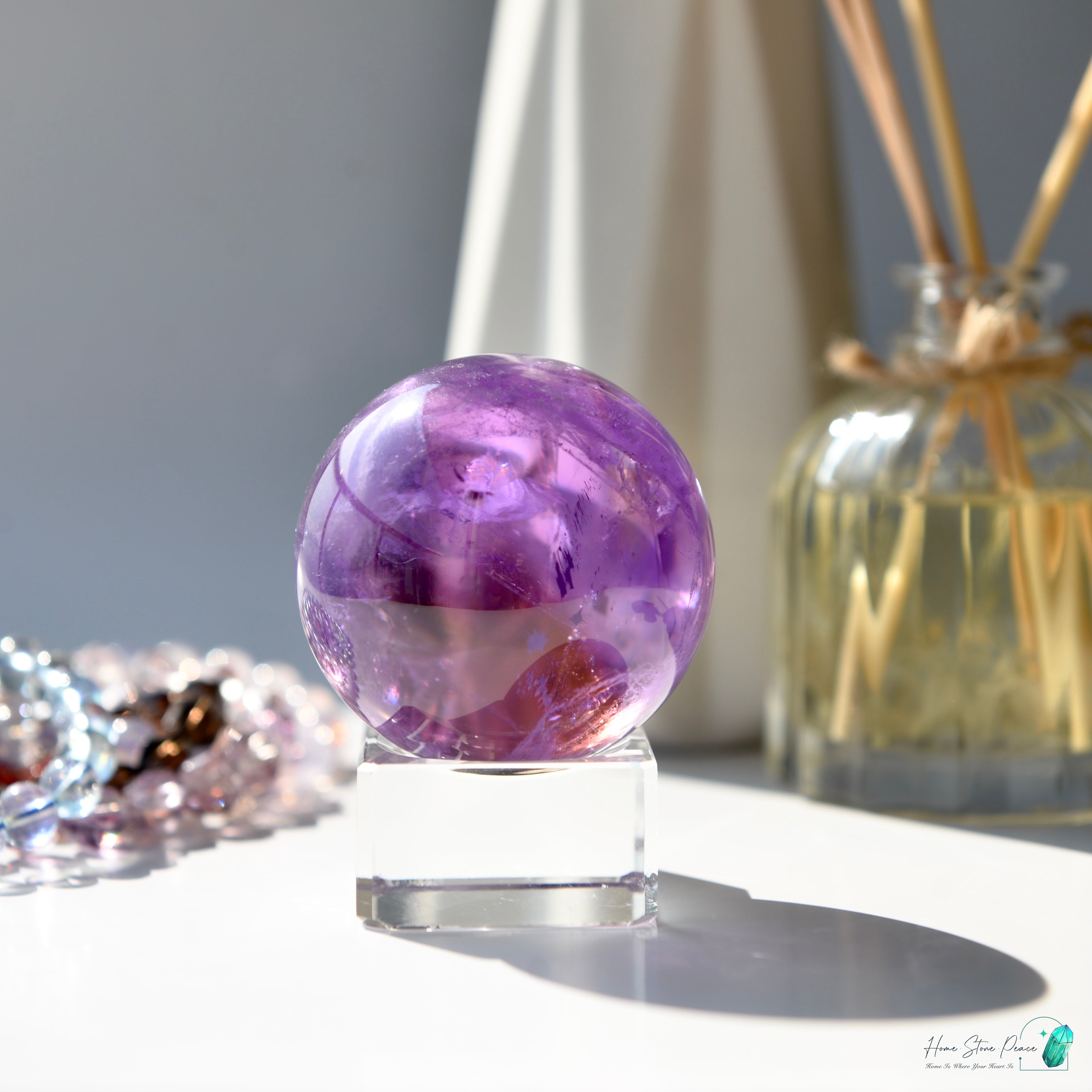 精品紫黃水晶球 Premium Ametrine Sphere