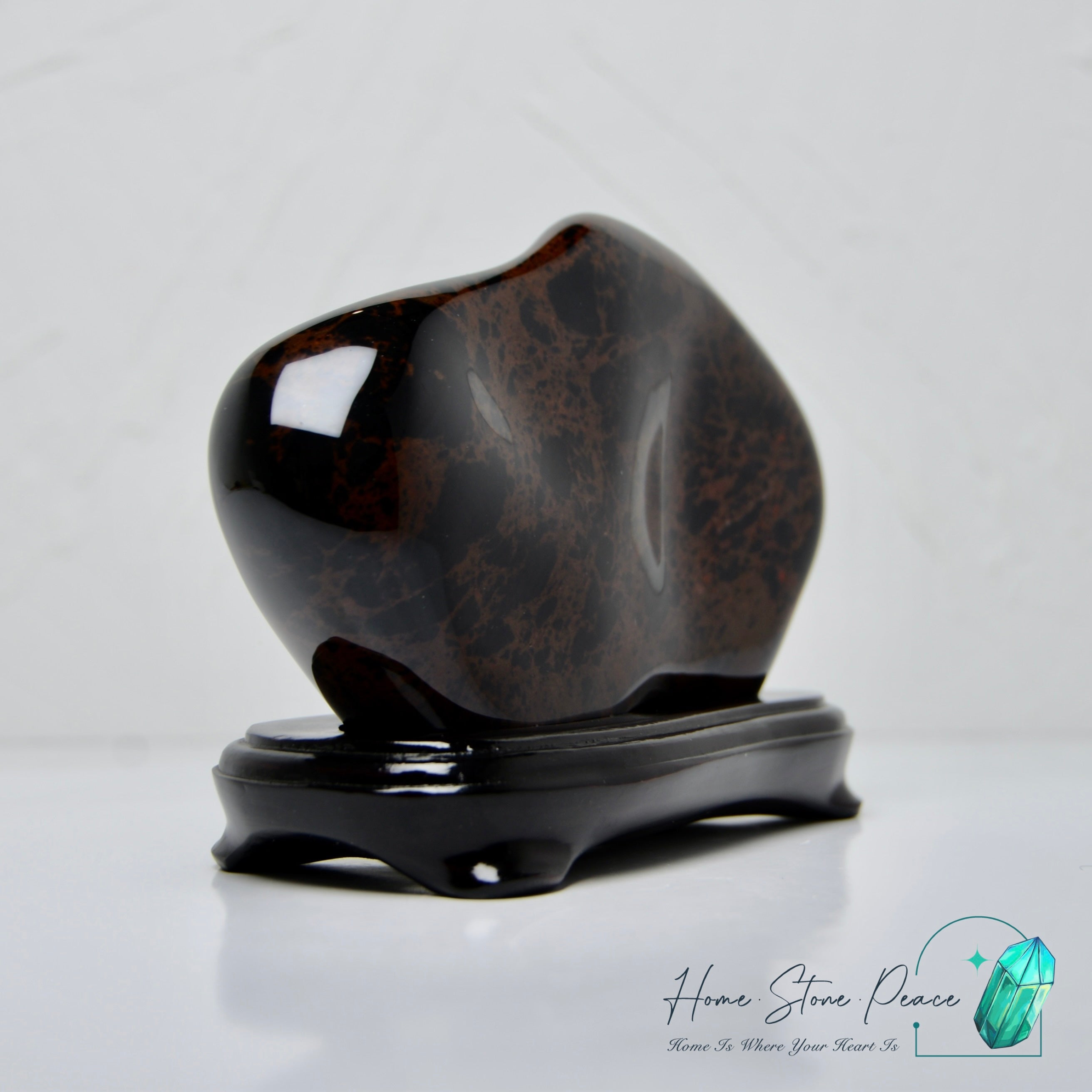 北海道紅十勝石擺設 Hokkaido Mahogany Obsidian