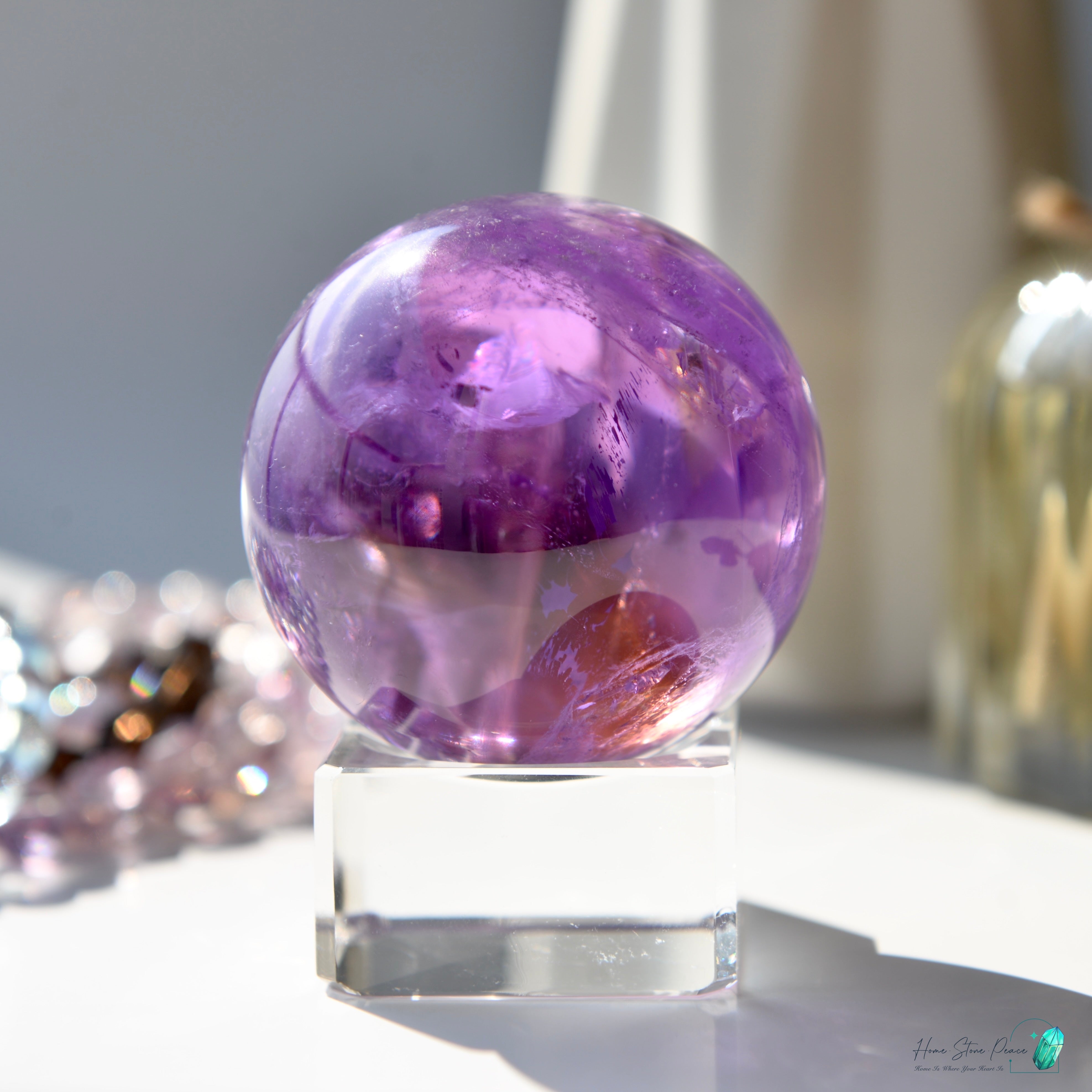 精品紫黃水晶球 Premium Ametrine Sphere
