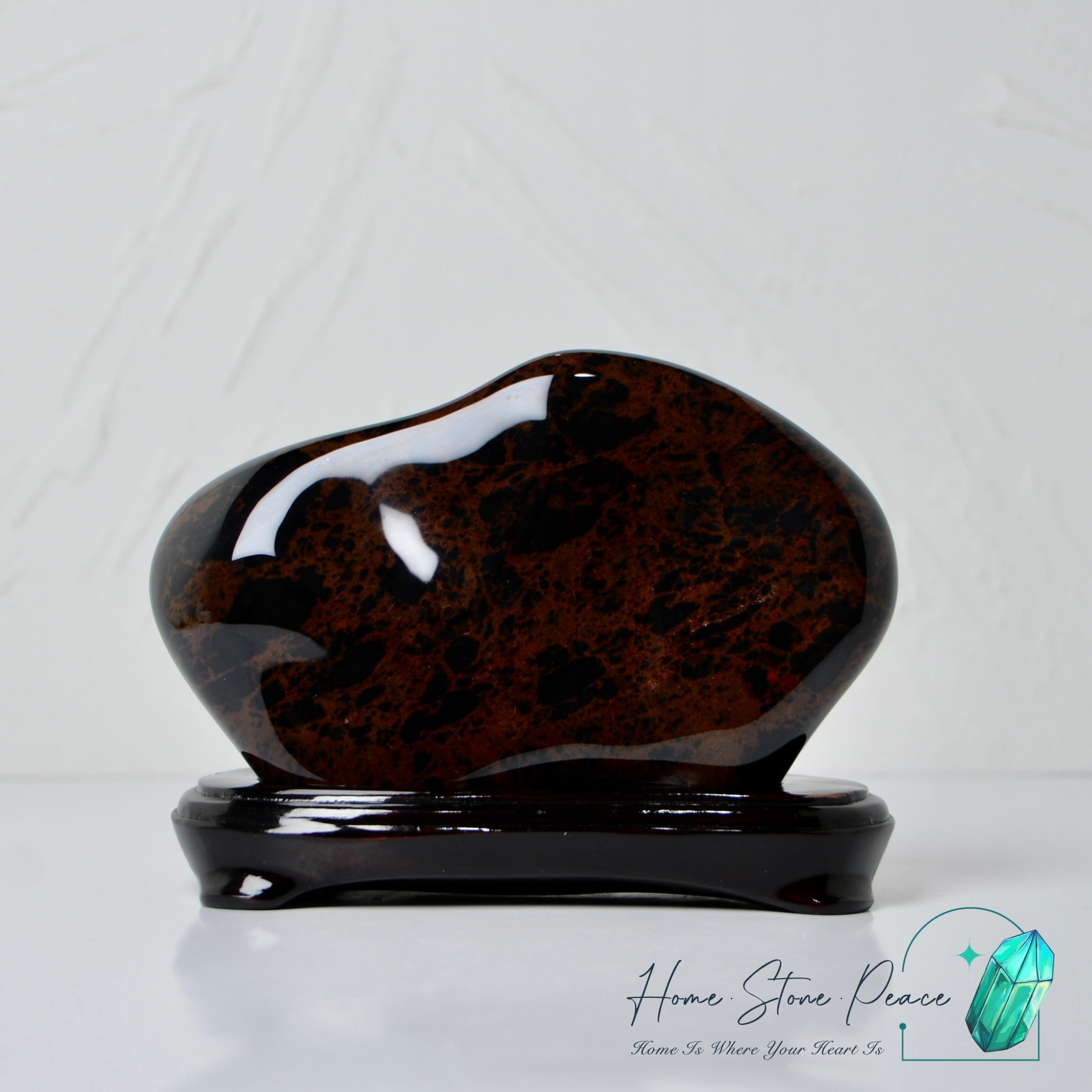 北海道紅十勝石擺設 Hokkaido Mahogany Obsidian