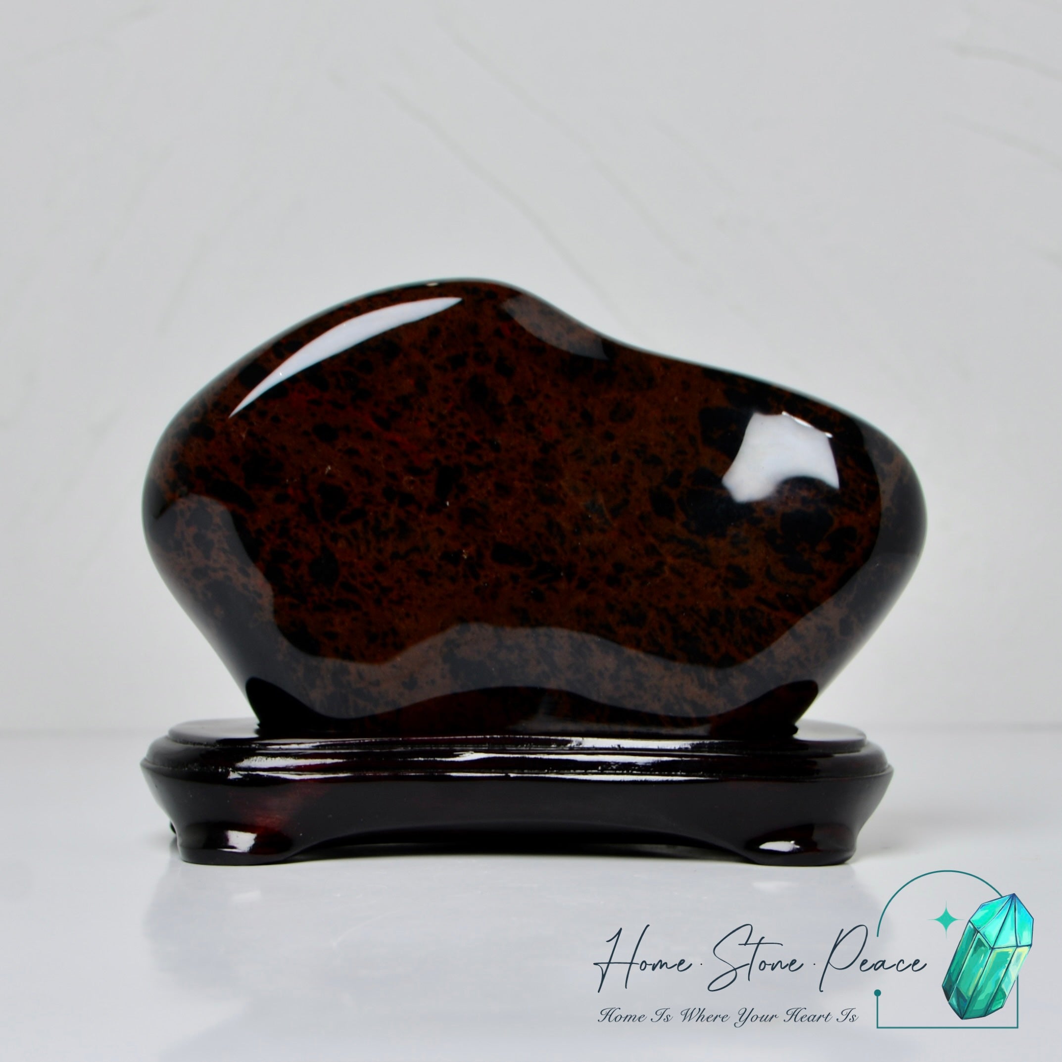 北海道紅十勝石擺設 Hokkaido Mahogany Obsidian