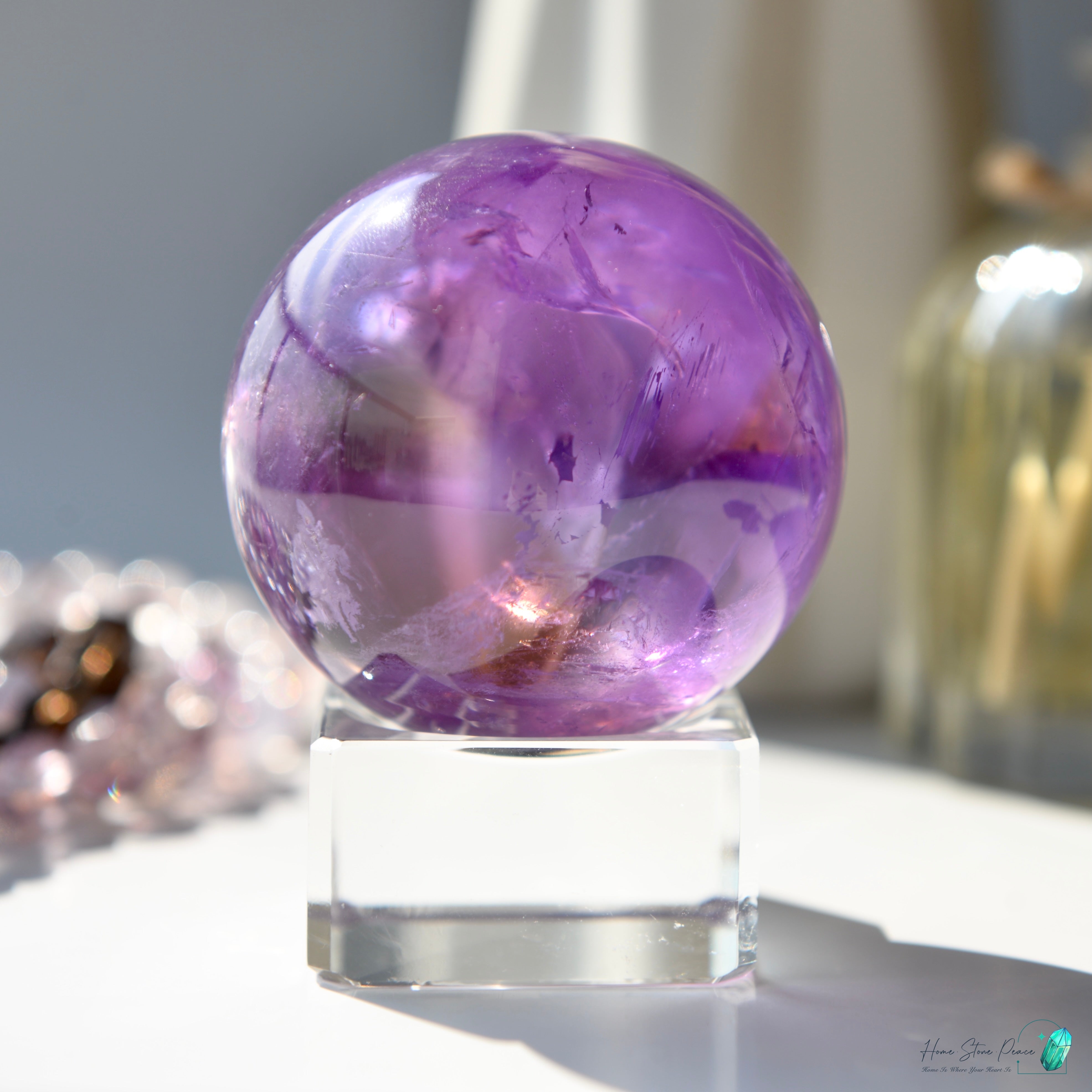 精品紫黃水晶球 Premium Ametrine Sphere