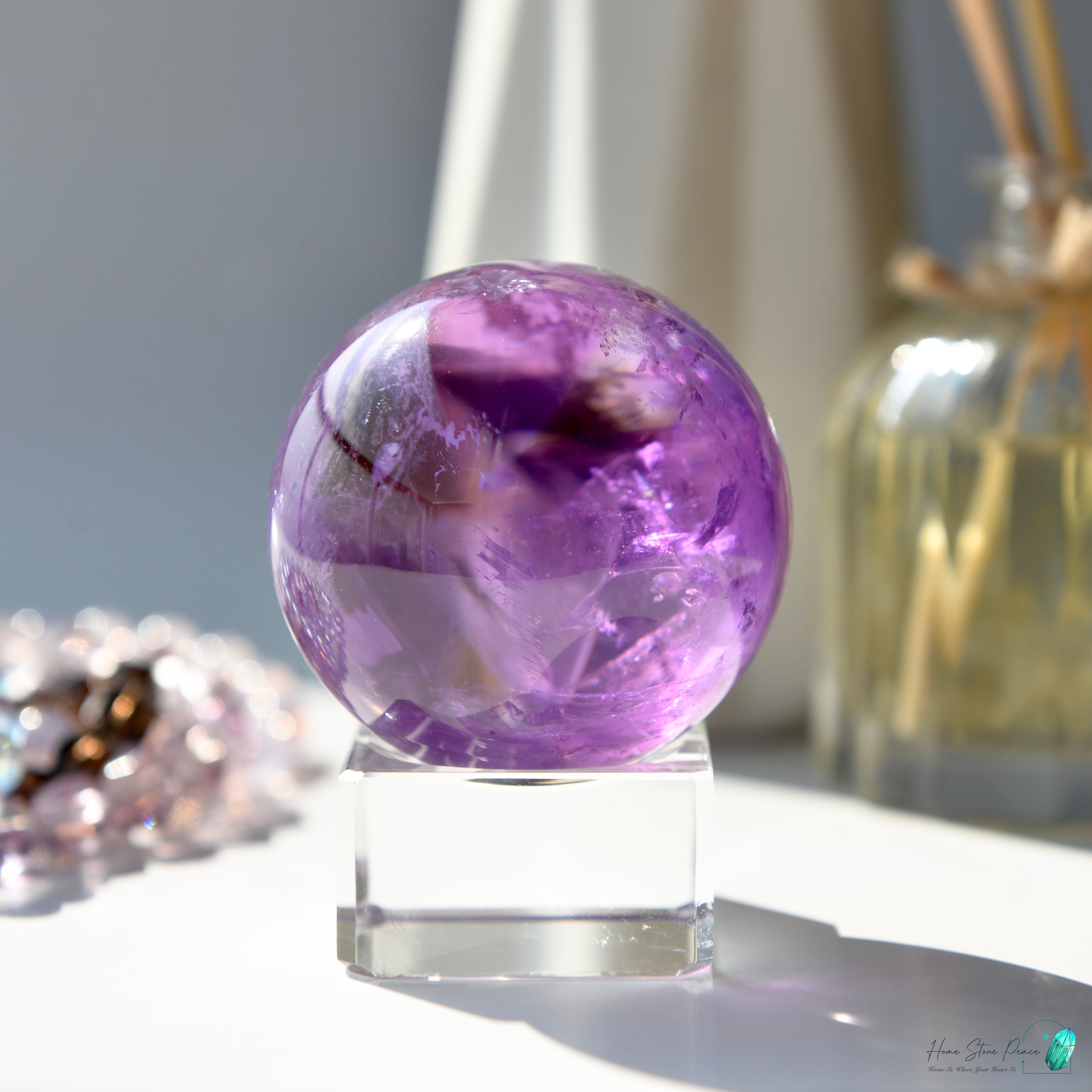 精品紫黃水晶球 Premium Ametrine Sphere