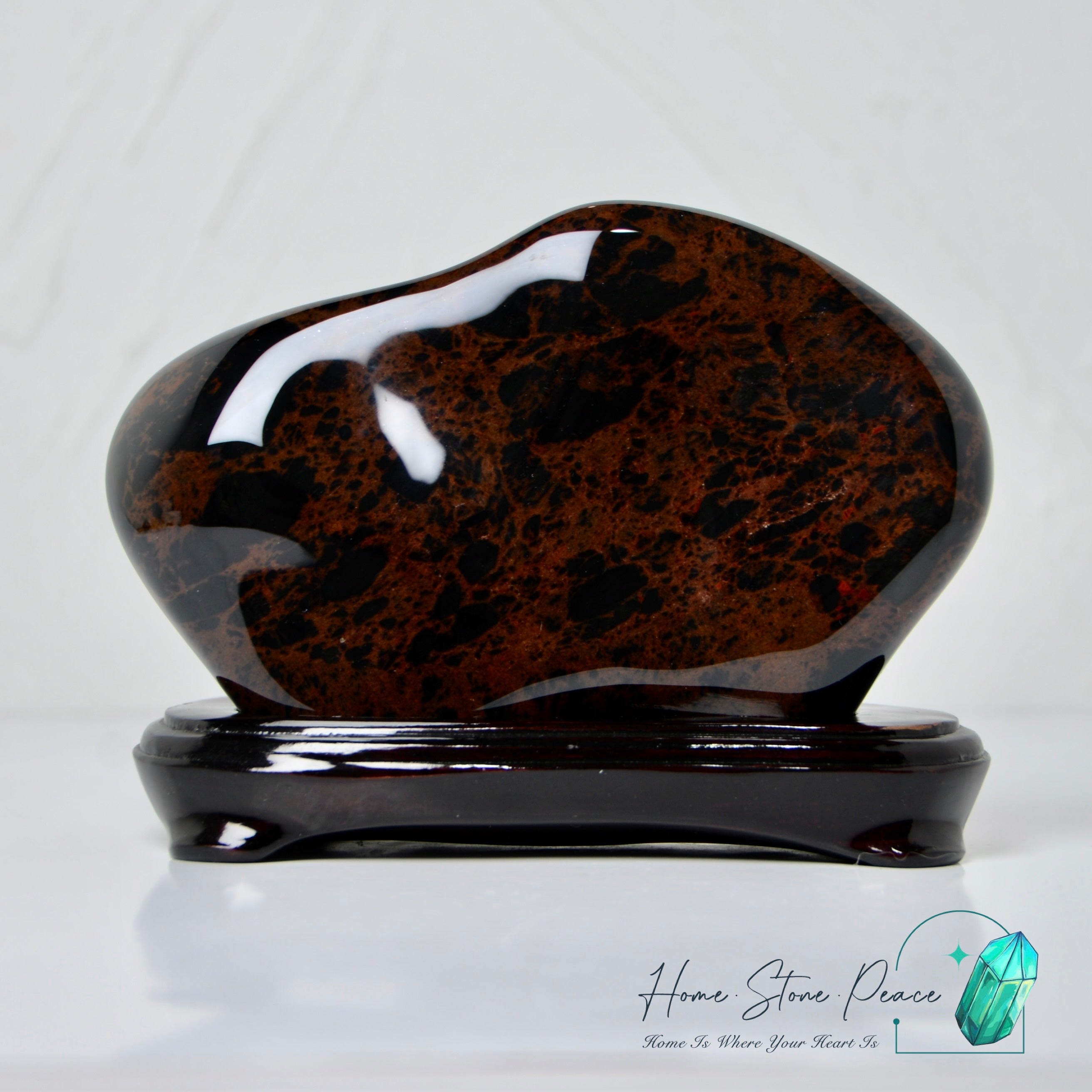 北海道紅十勝石擺設 Hokkaido Mahogany Obsidian