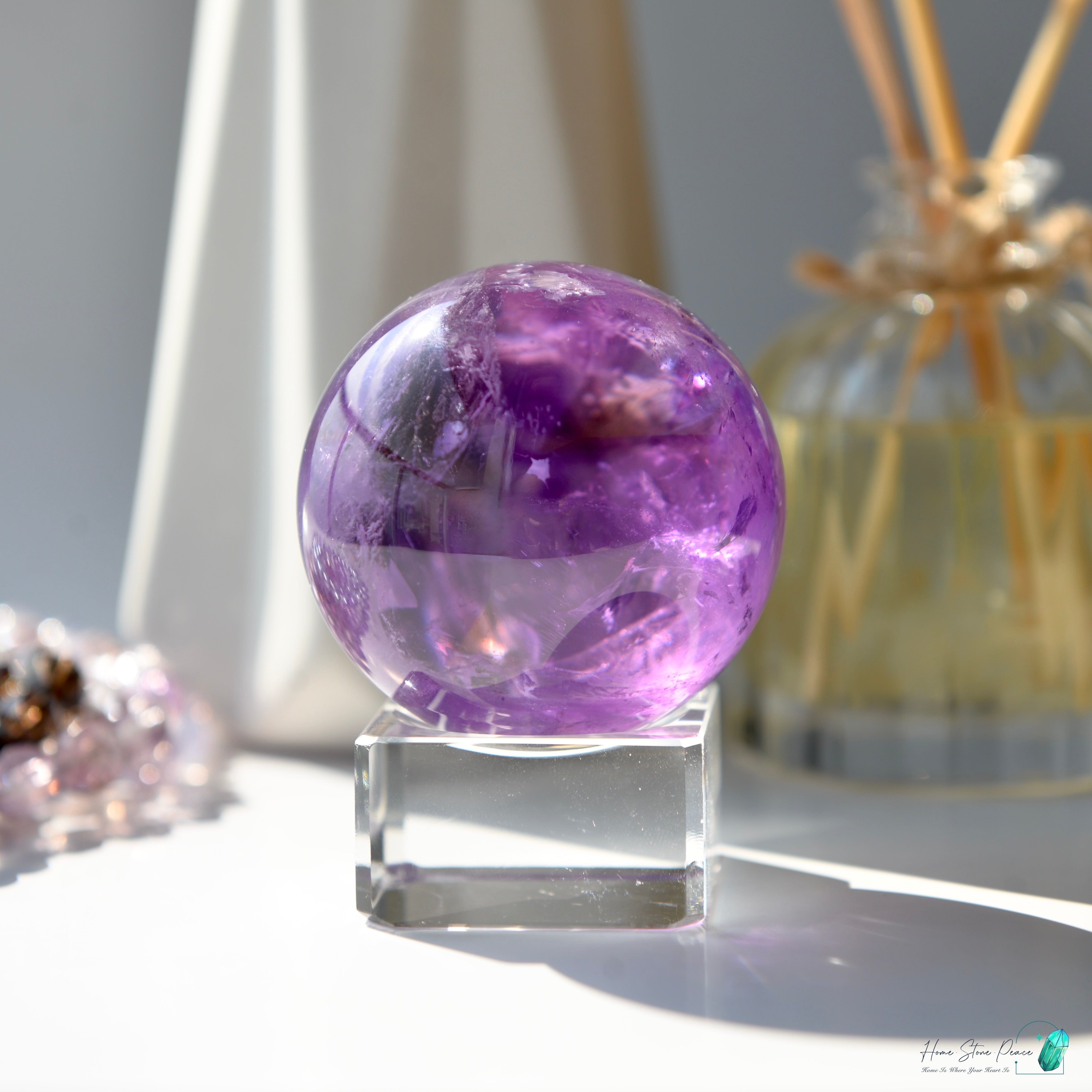 精品紫黃水晶球 Premium Ametrine Sphere