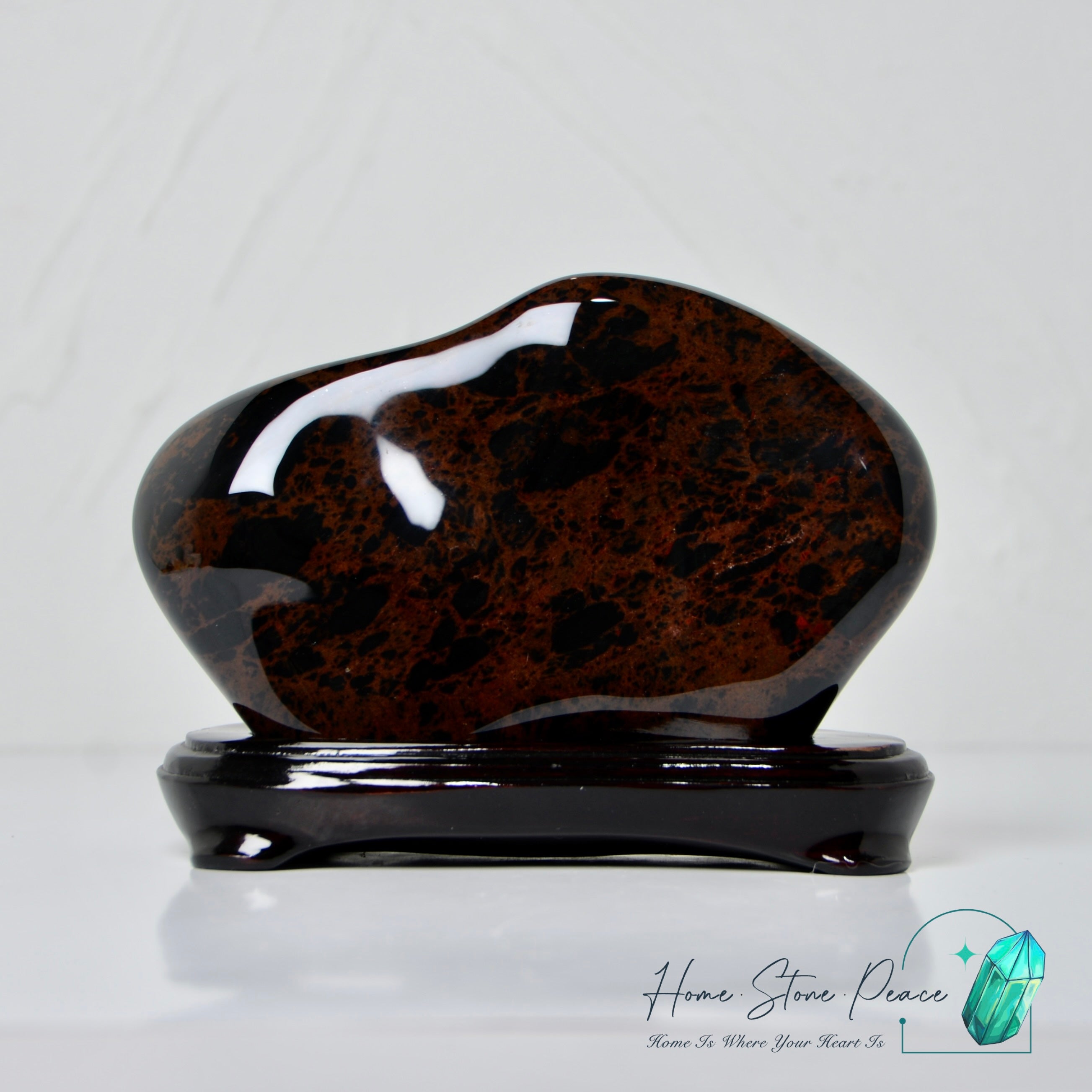 北海道紅十勝石擺設 Hokkaido Mahogany Obsidian