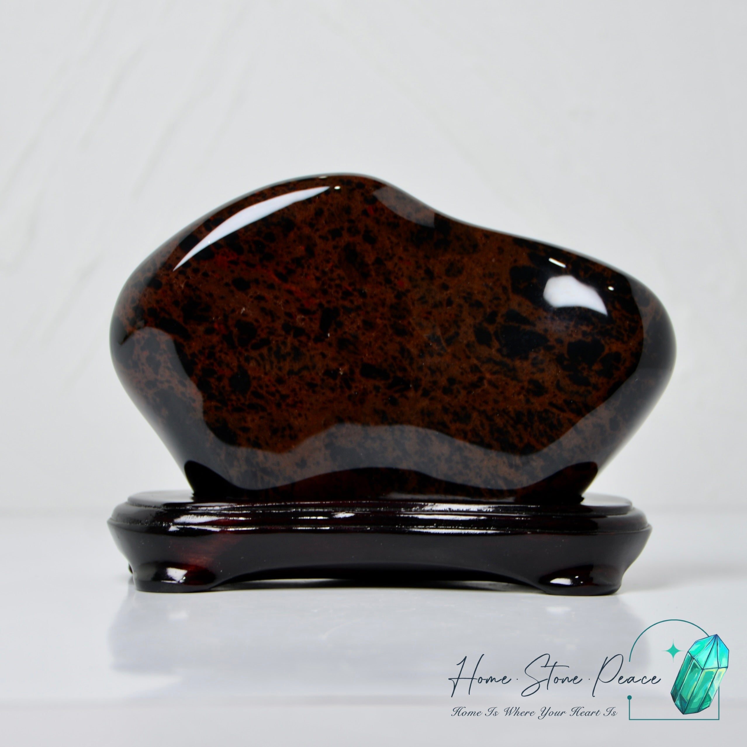 北海道紅十勝石擺設 Hokkaido Mahogany Obsidian