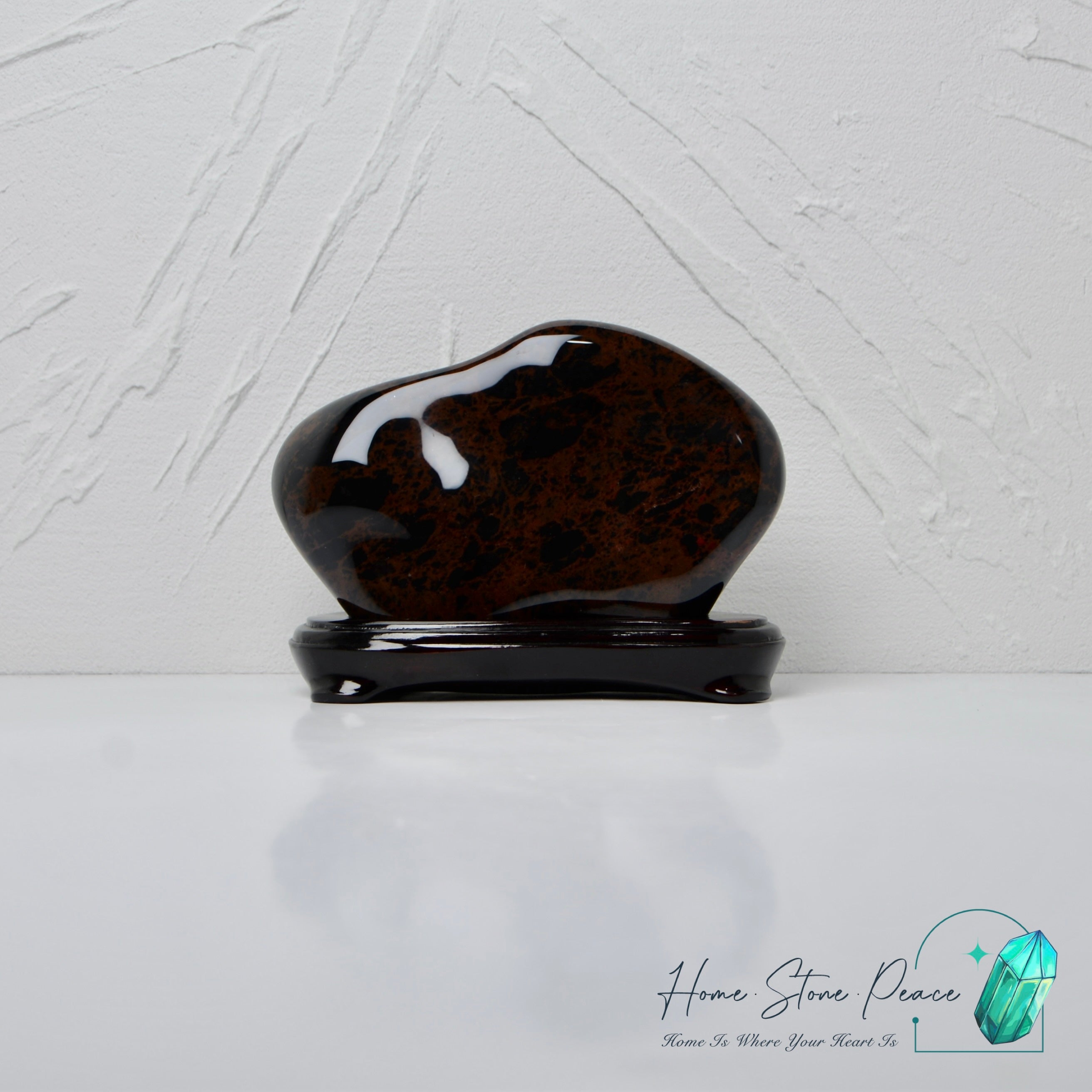 北海道紅十勝石擺設 Hokkaido Mahogany Obsidian