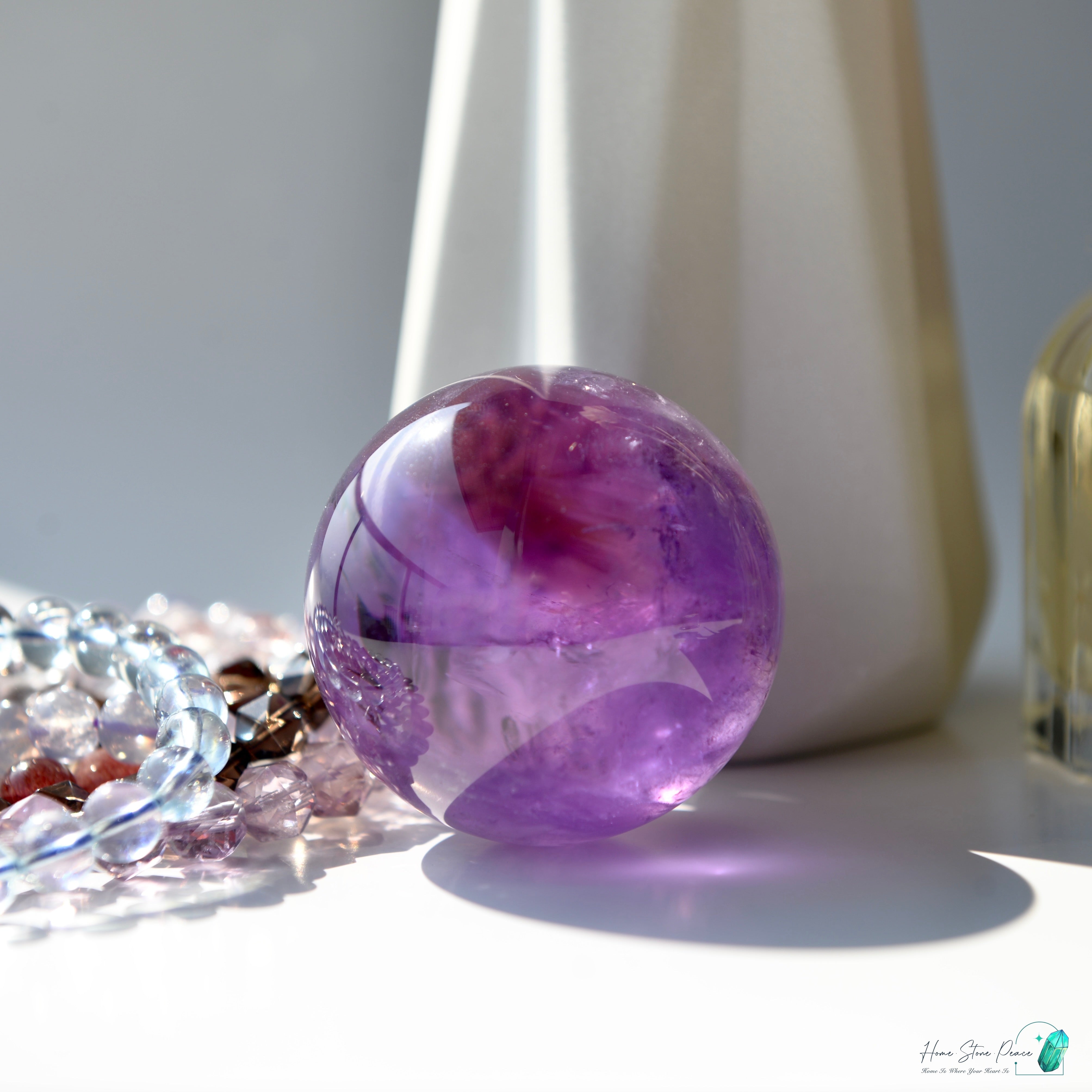 精品紫黃水晶球 Premium Ametrine Sphere