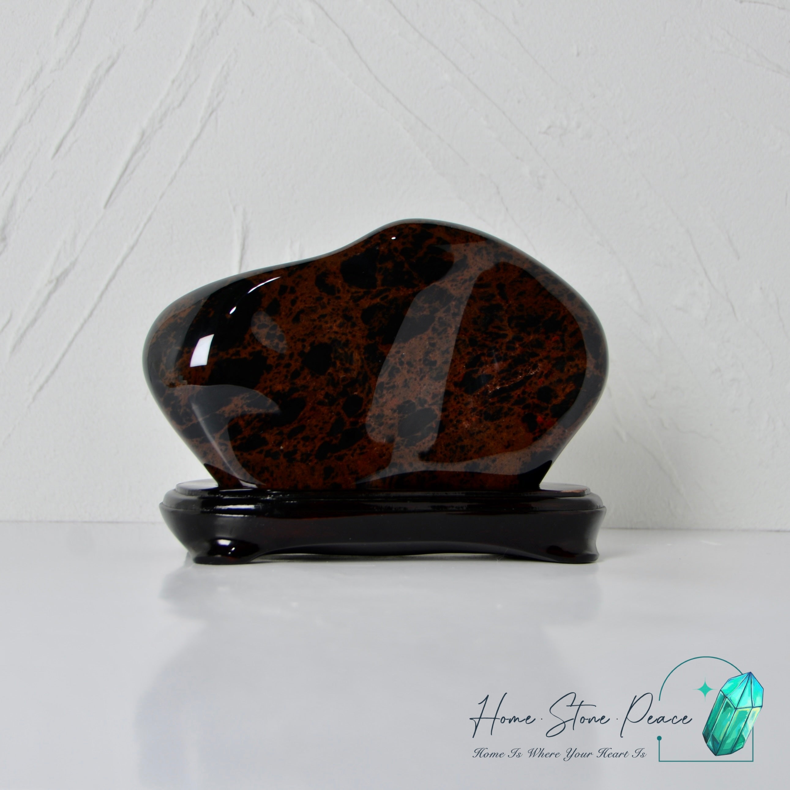 北海道紅十勝石擺設 Hokkaido Mahogany Obsidian