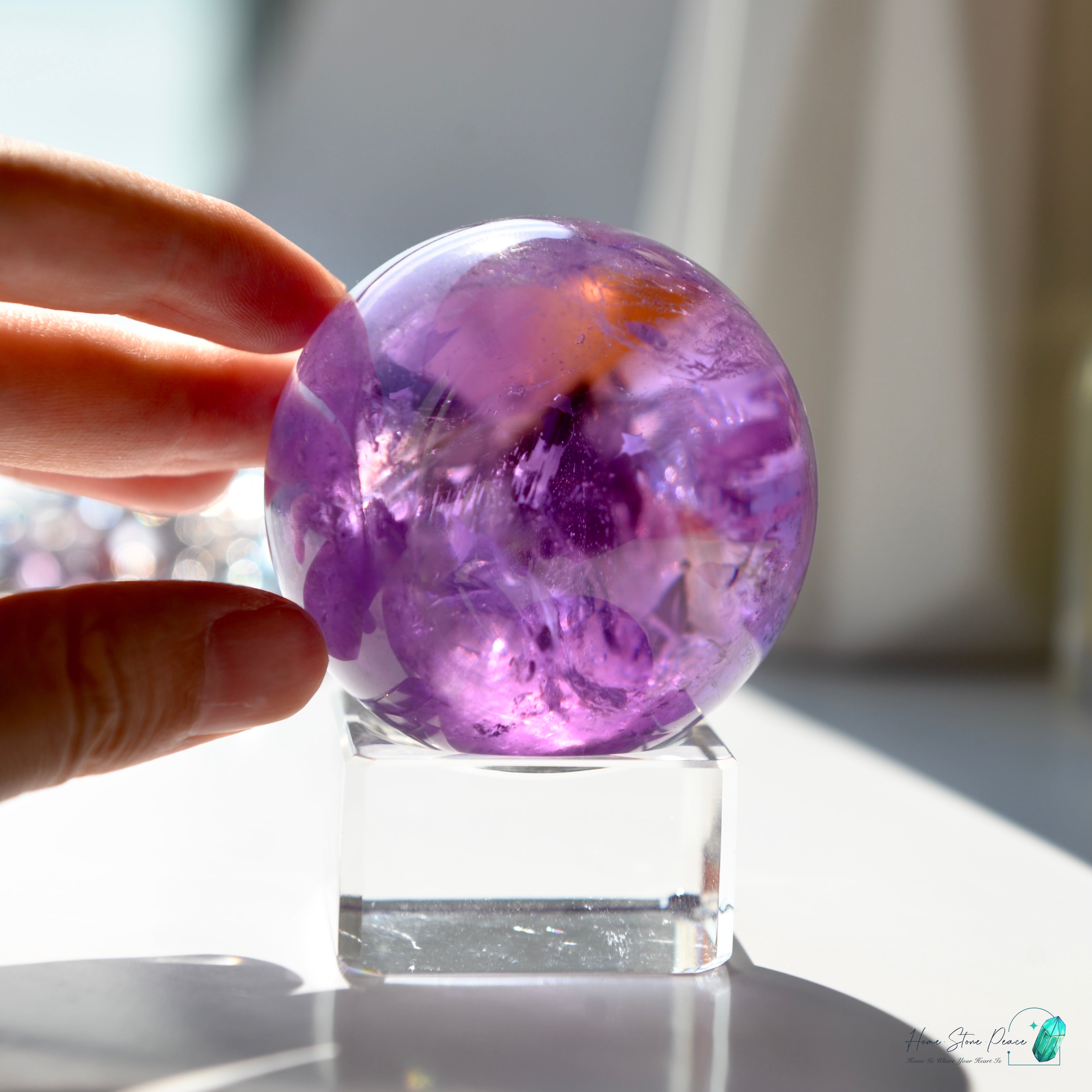 精品紫黃水晶球 Premium Ametrine Sphere