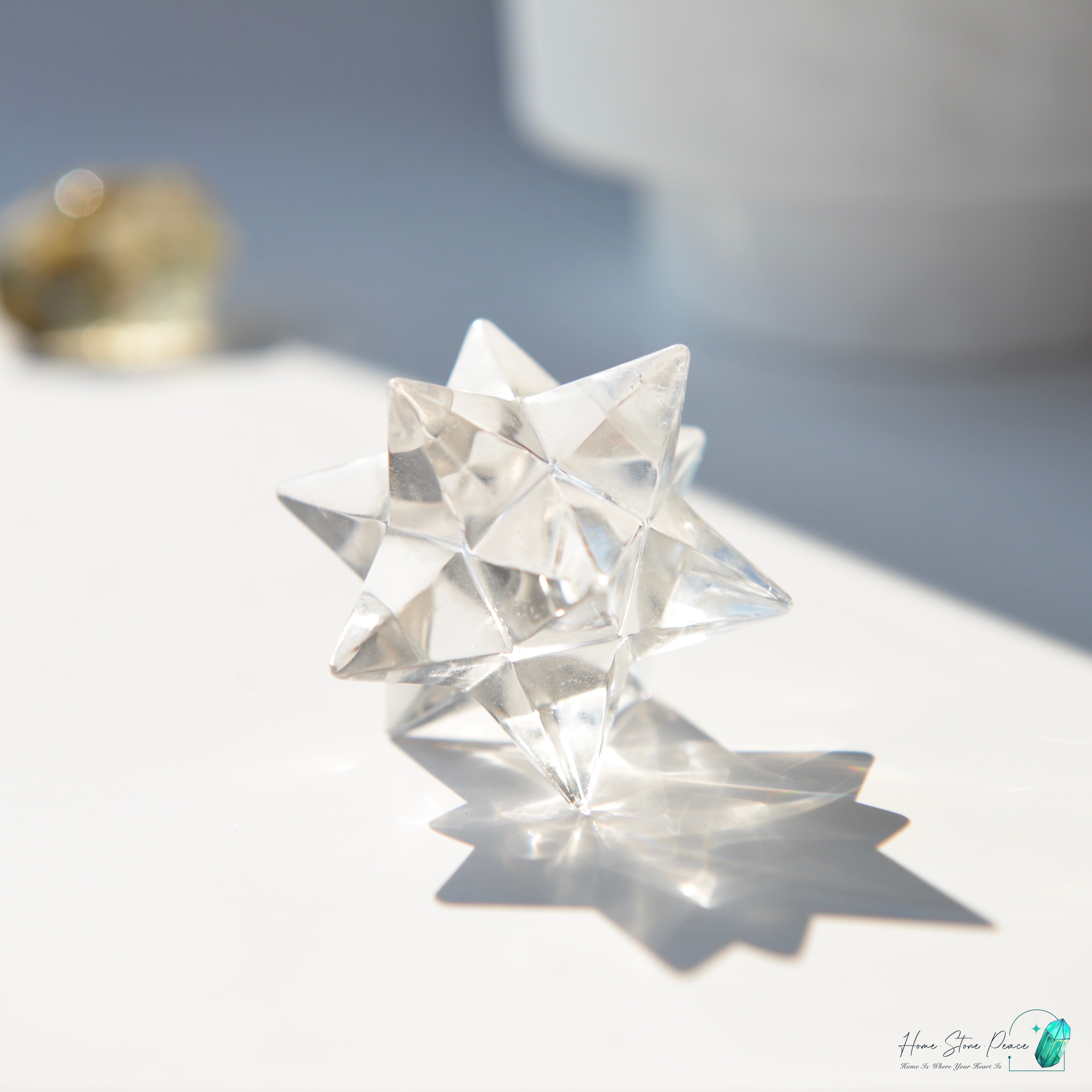 白水晶梅爾卡巴星 Clear Quartz Merkaba Star