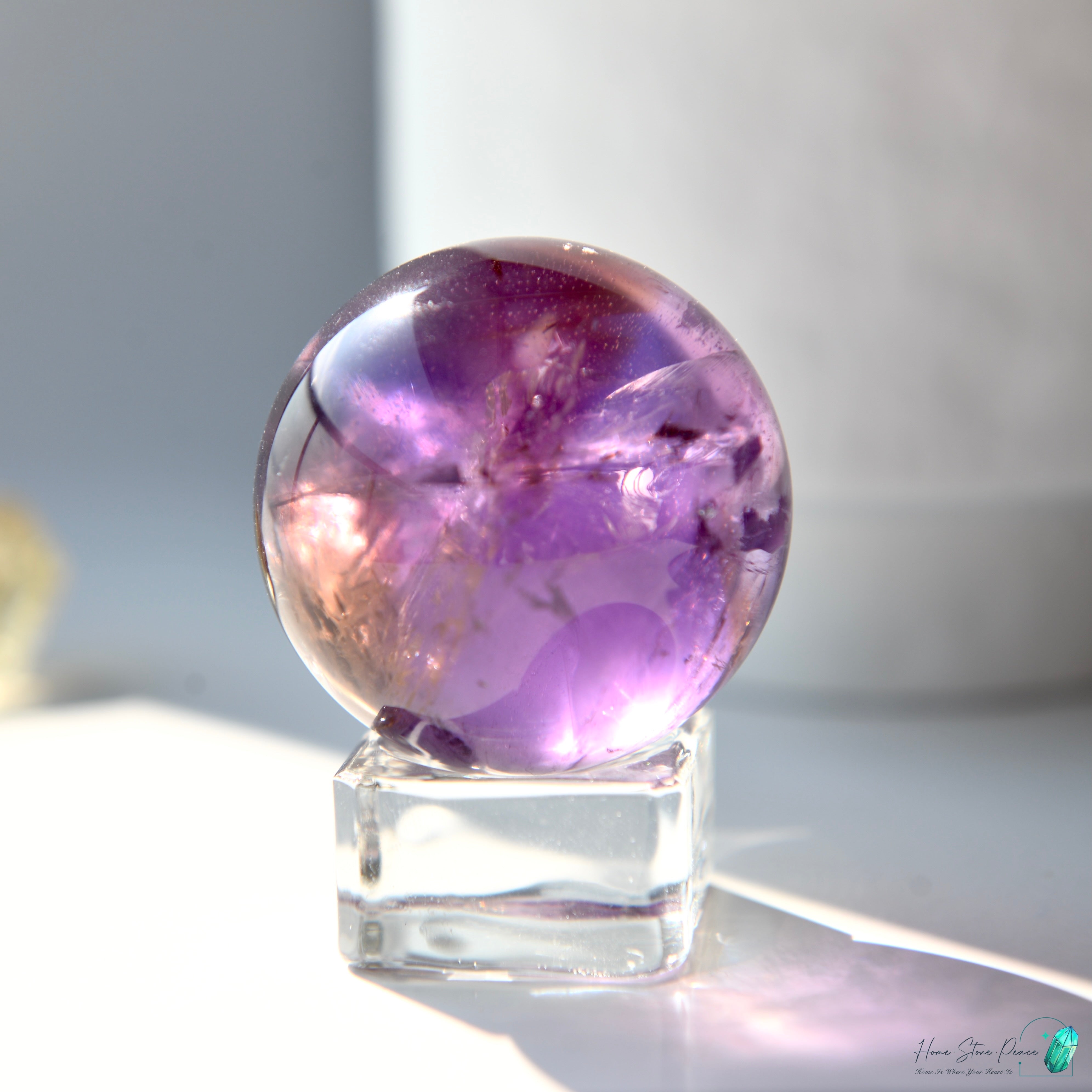 精品紫黃水晶球 Premium Ametrine Sphere
