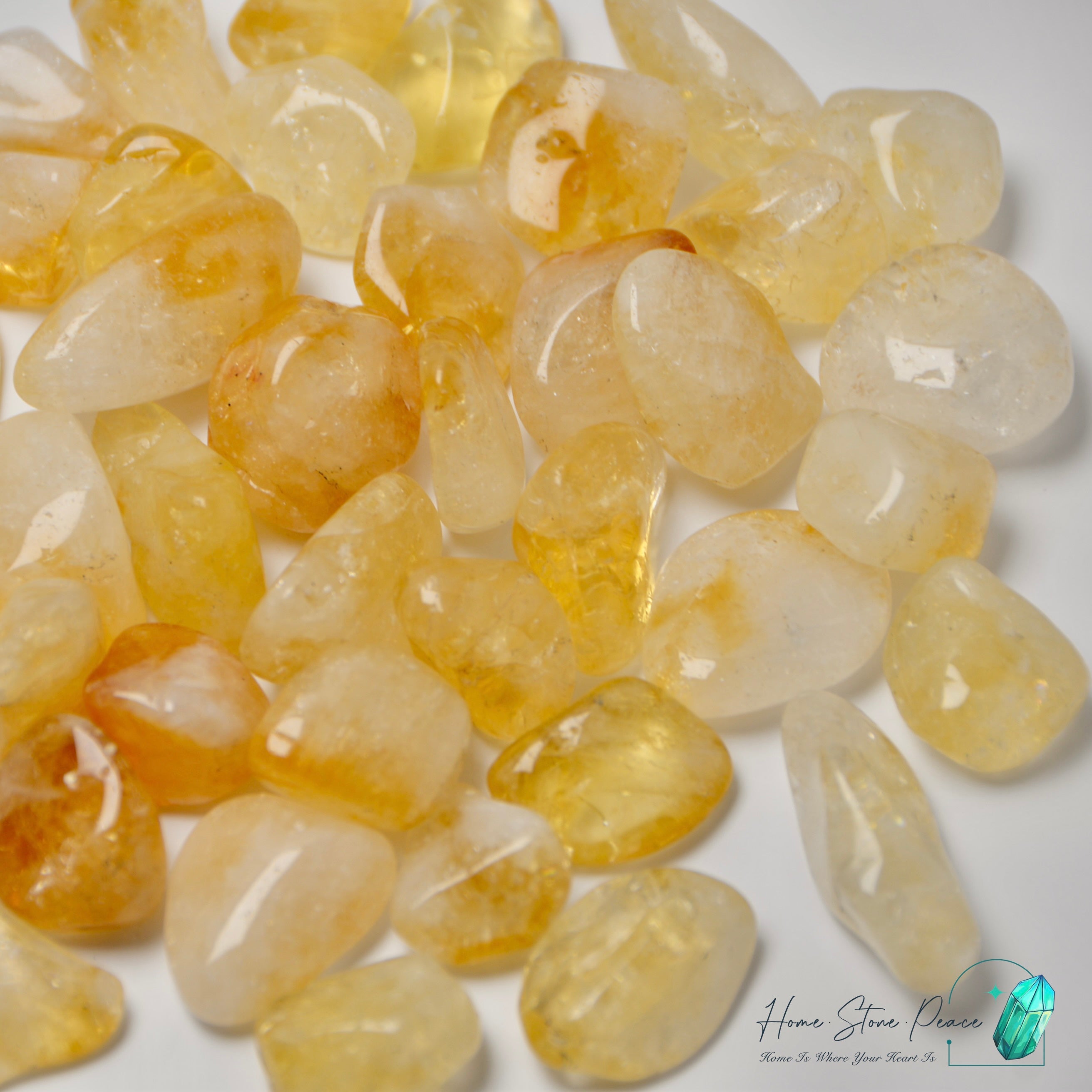 黃水晶小袋 Citrine Tumbles Set