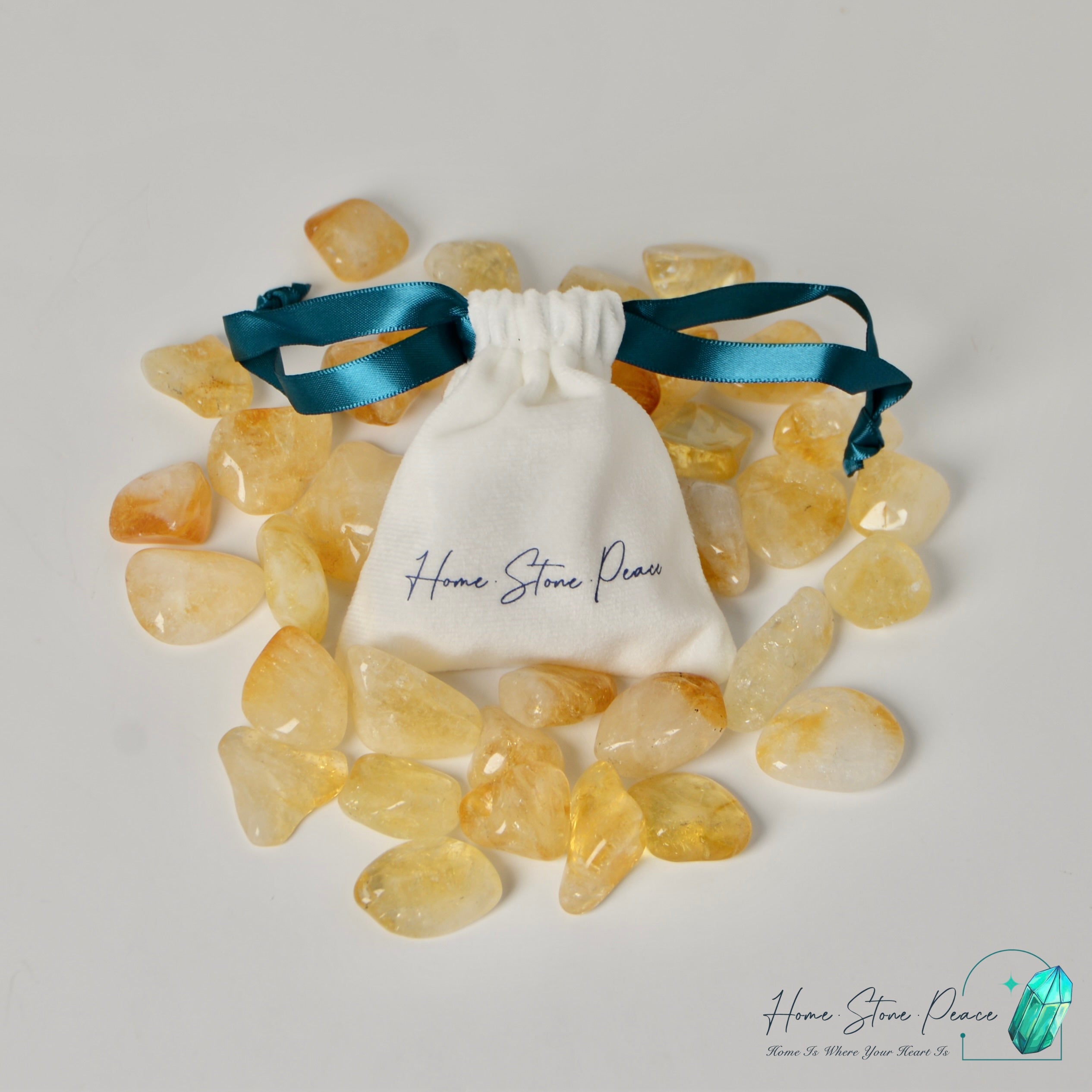 黃水晶小袋 Citrine Tumbles Set
