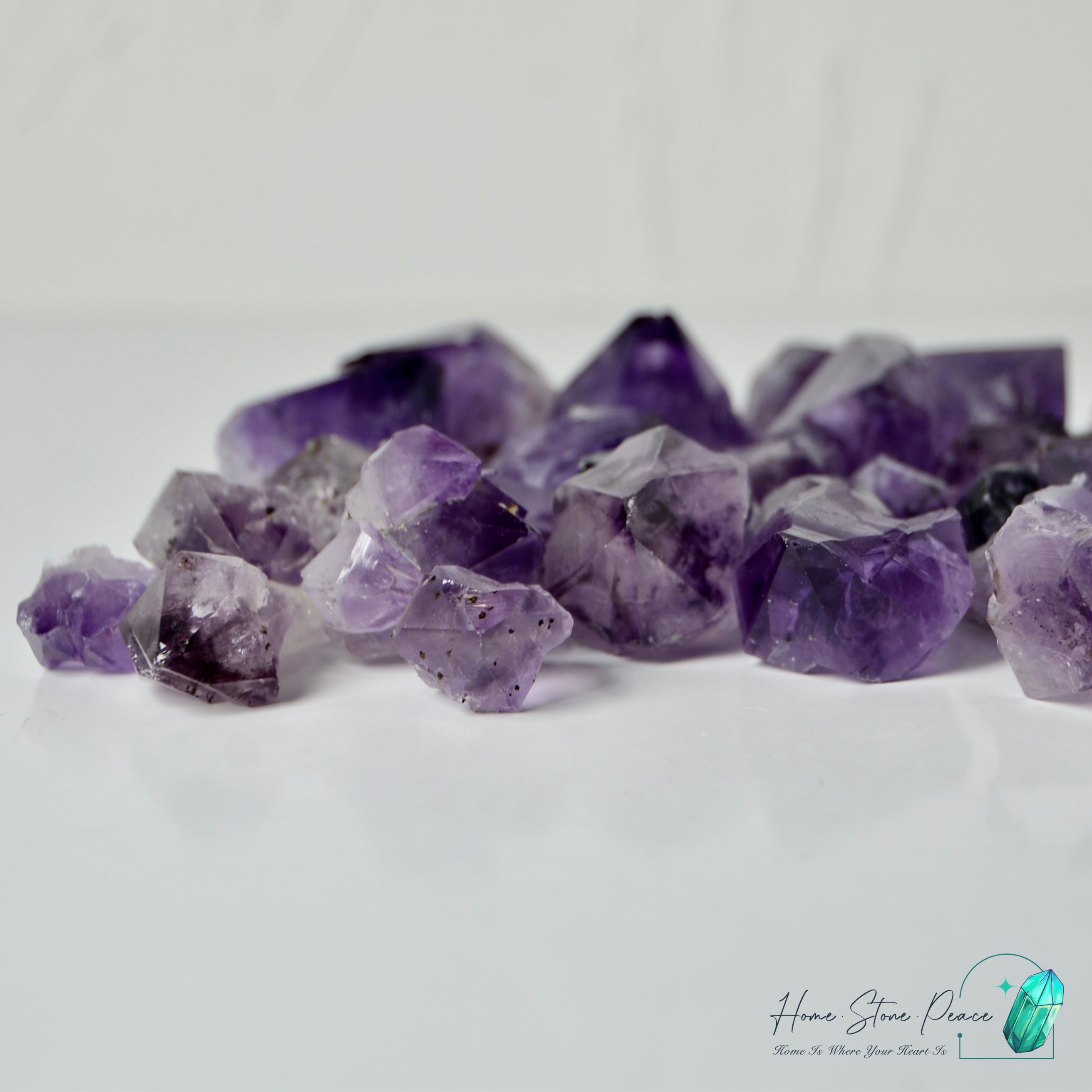 紫晶牙小袋 Amethyst Points Set