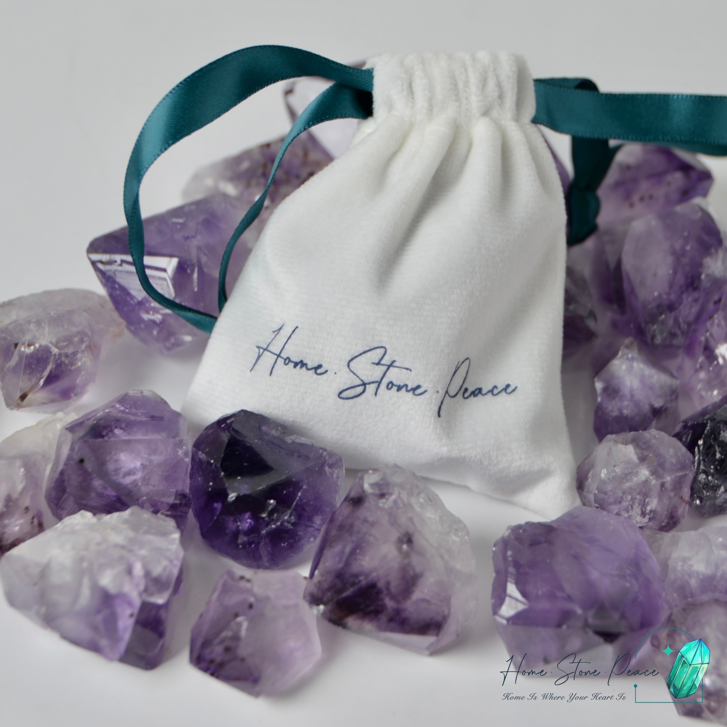 紫晶牙小袋 Amethyst Points Set