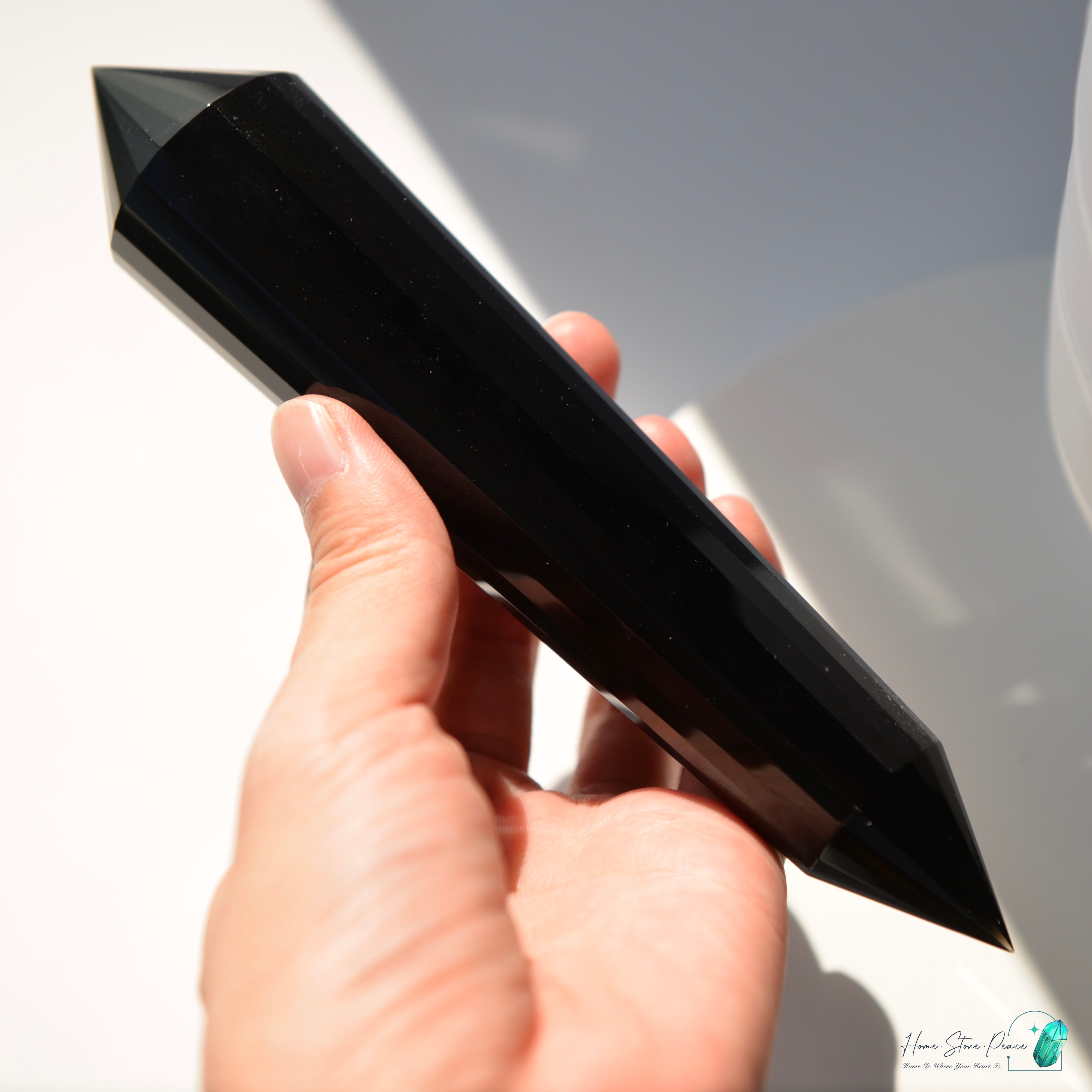 沃格爾黑曜石 (24面)Obsidian Vogel Cut (24 sides)