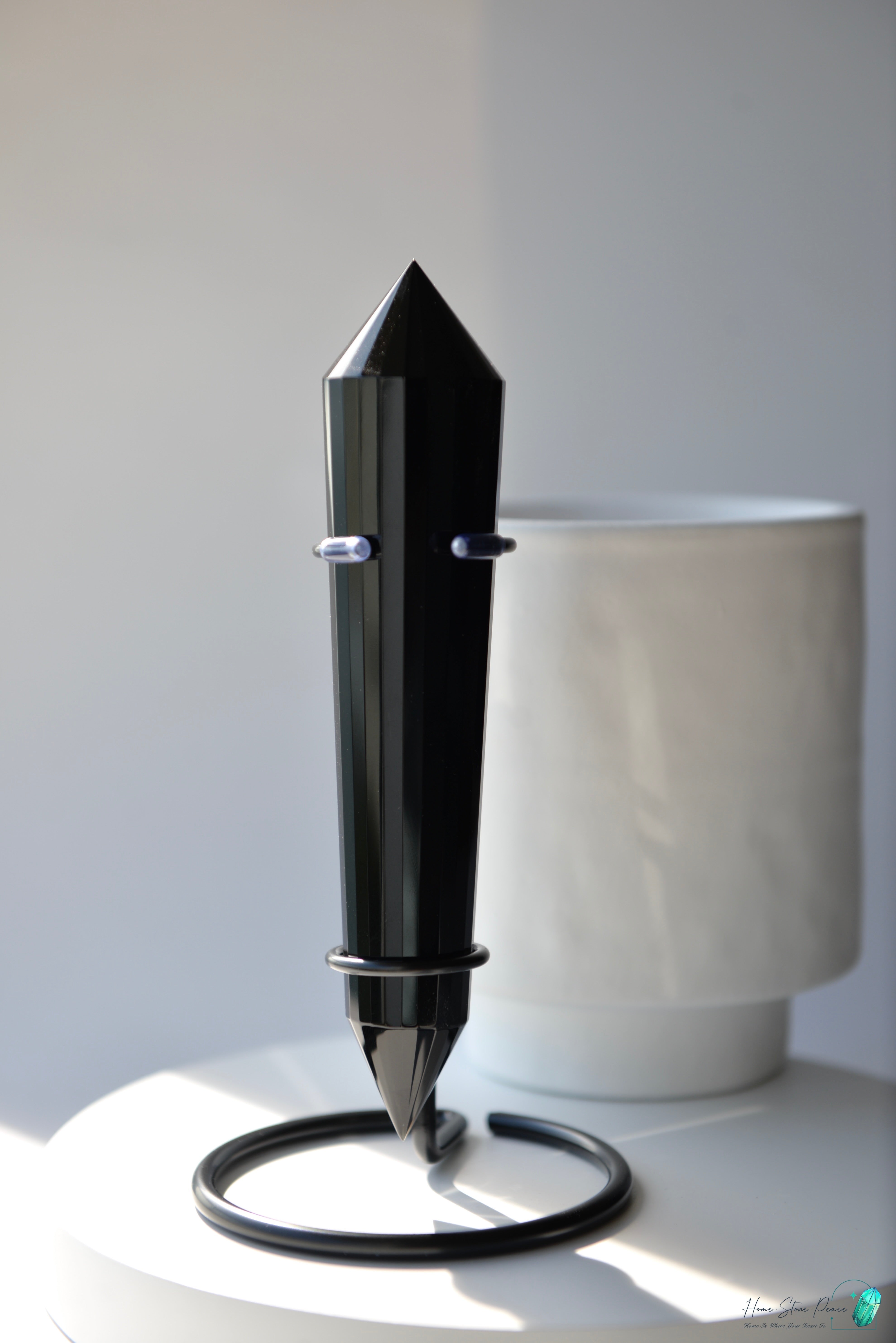沃格爾黑曜石 (24面)Obsidian Vogel Cut (24 sides)