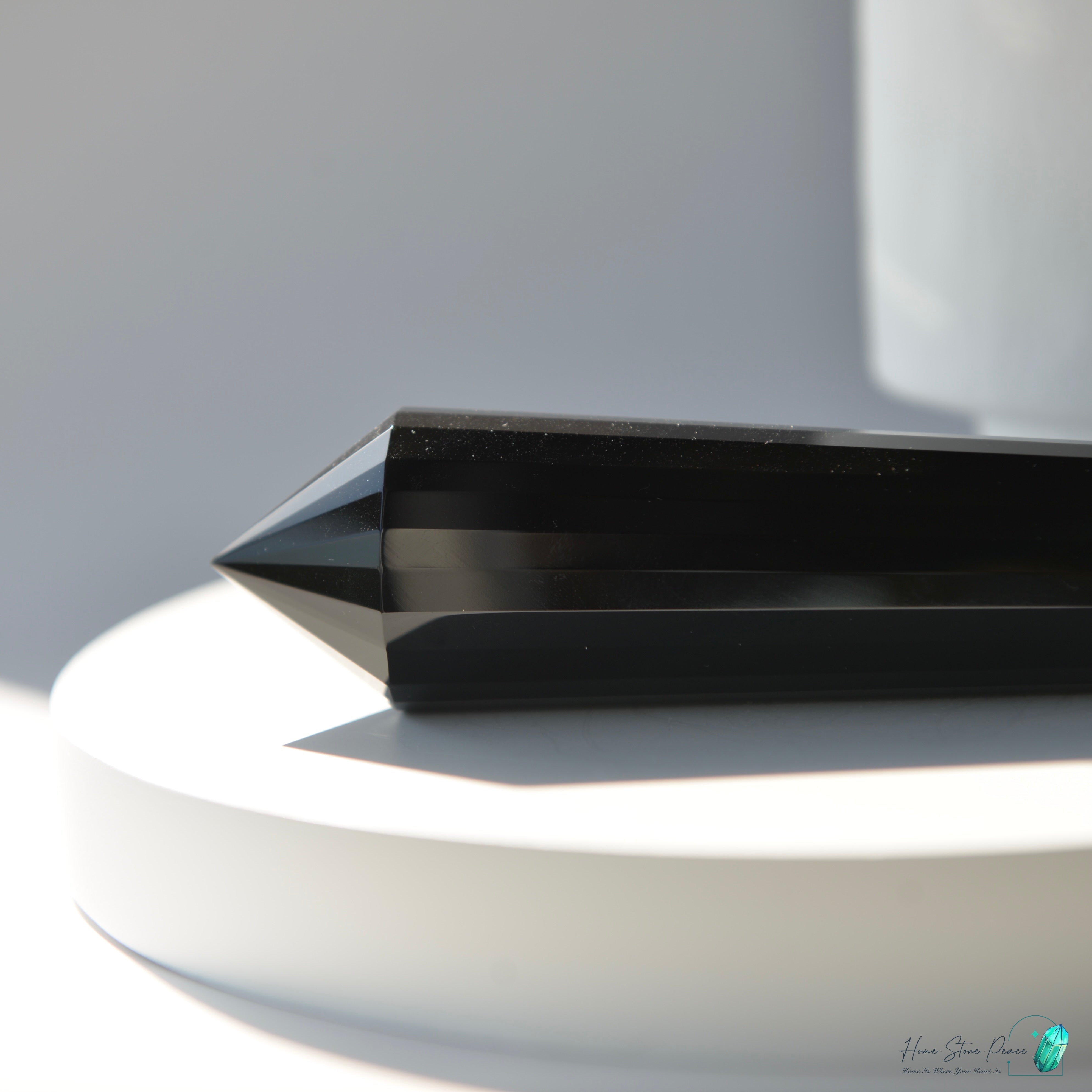 純手工沃格爾黑曜石 (24面)Handcrafted Obsidian Vogel Cut (24 sides)