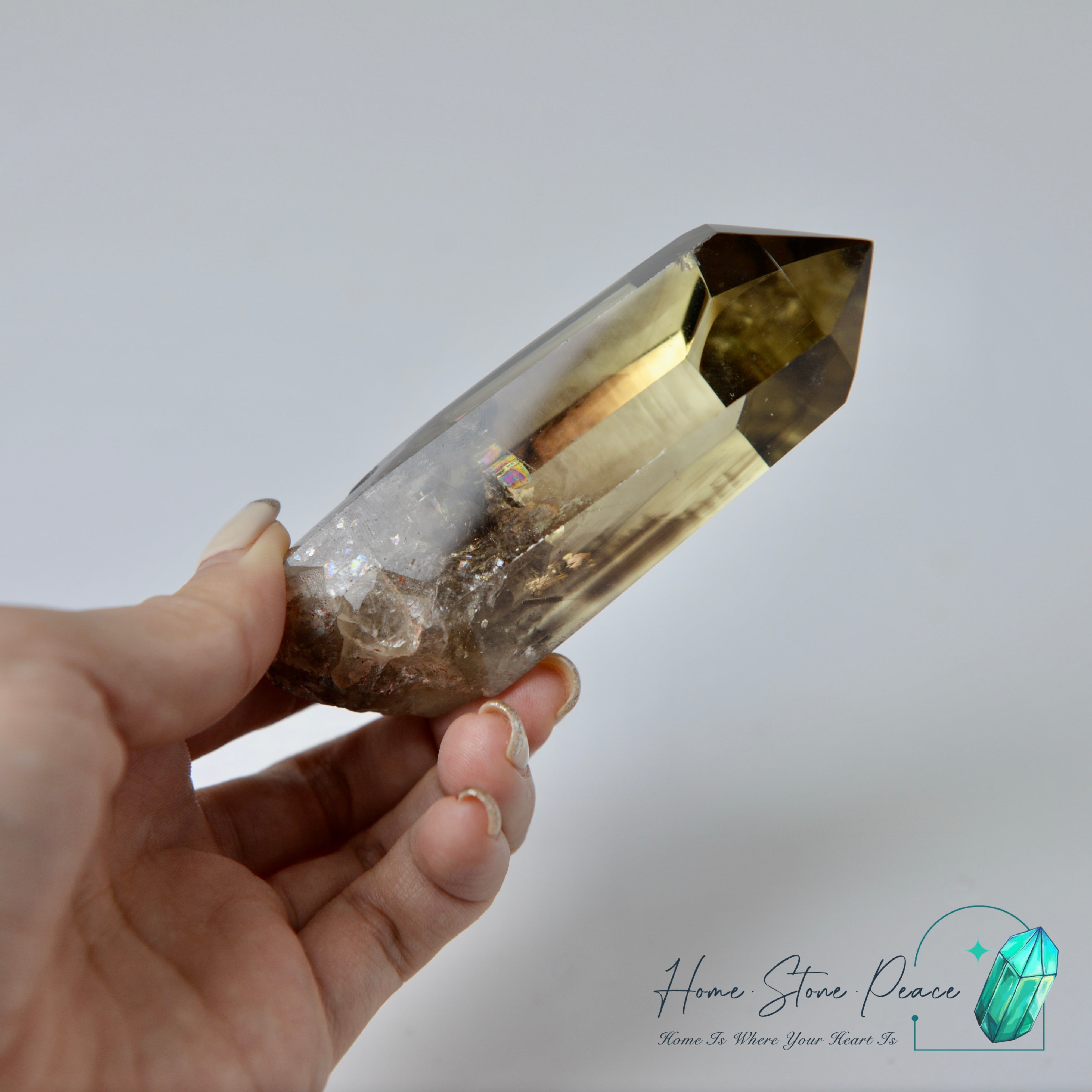 茶黃晶簇 Smoky Citrine Quartz