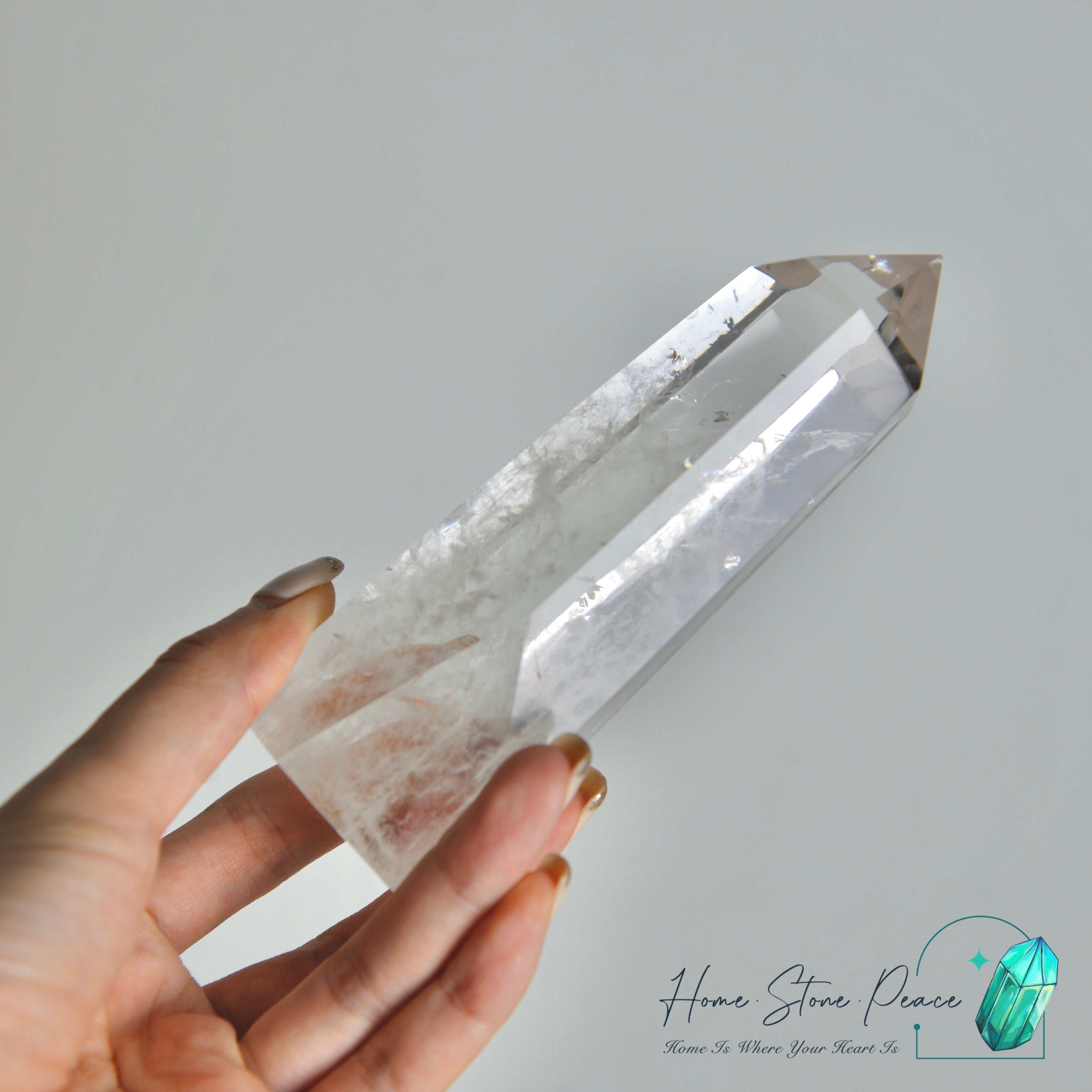 白水晶柱 Clear Quartz Tower