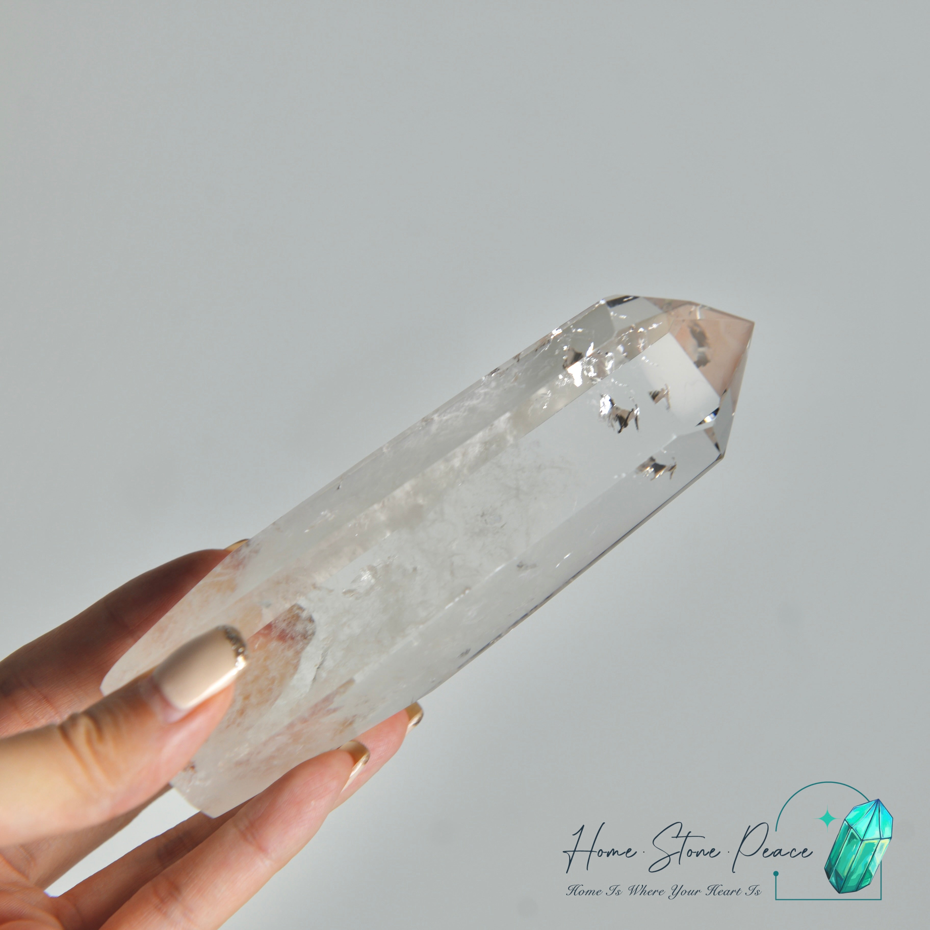 白水晶柱 Clear Quartz Tower