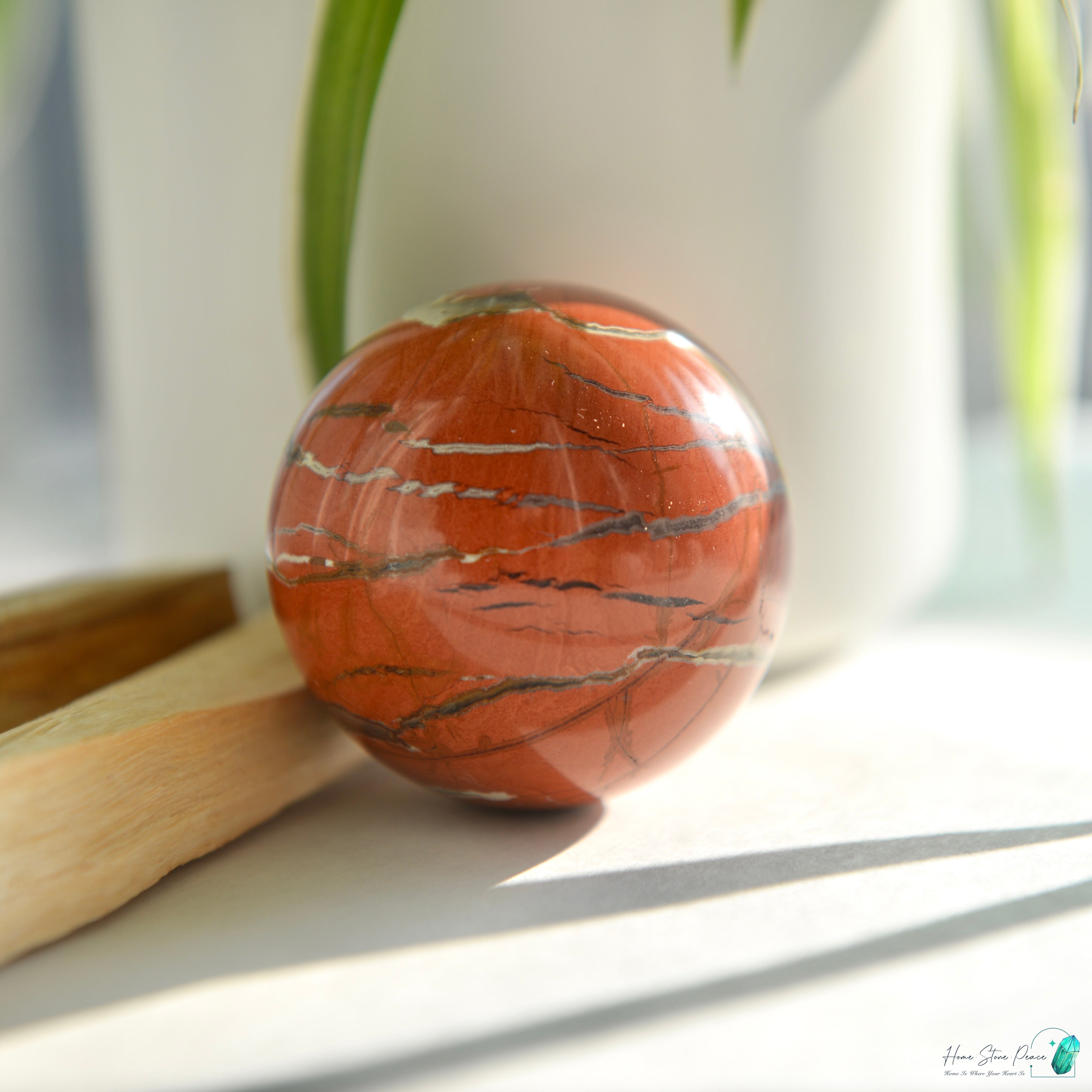 紅碧玉球 Red Jasper Sphere