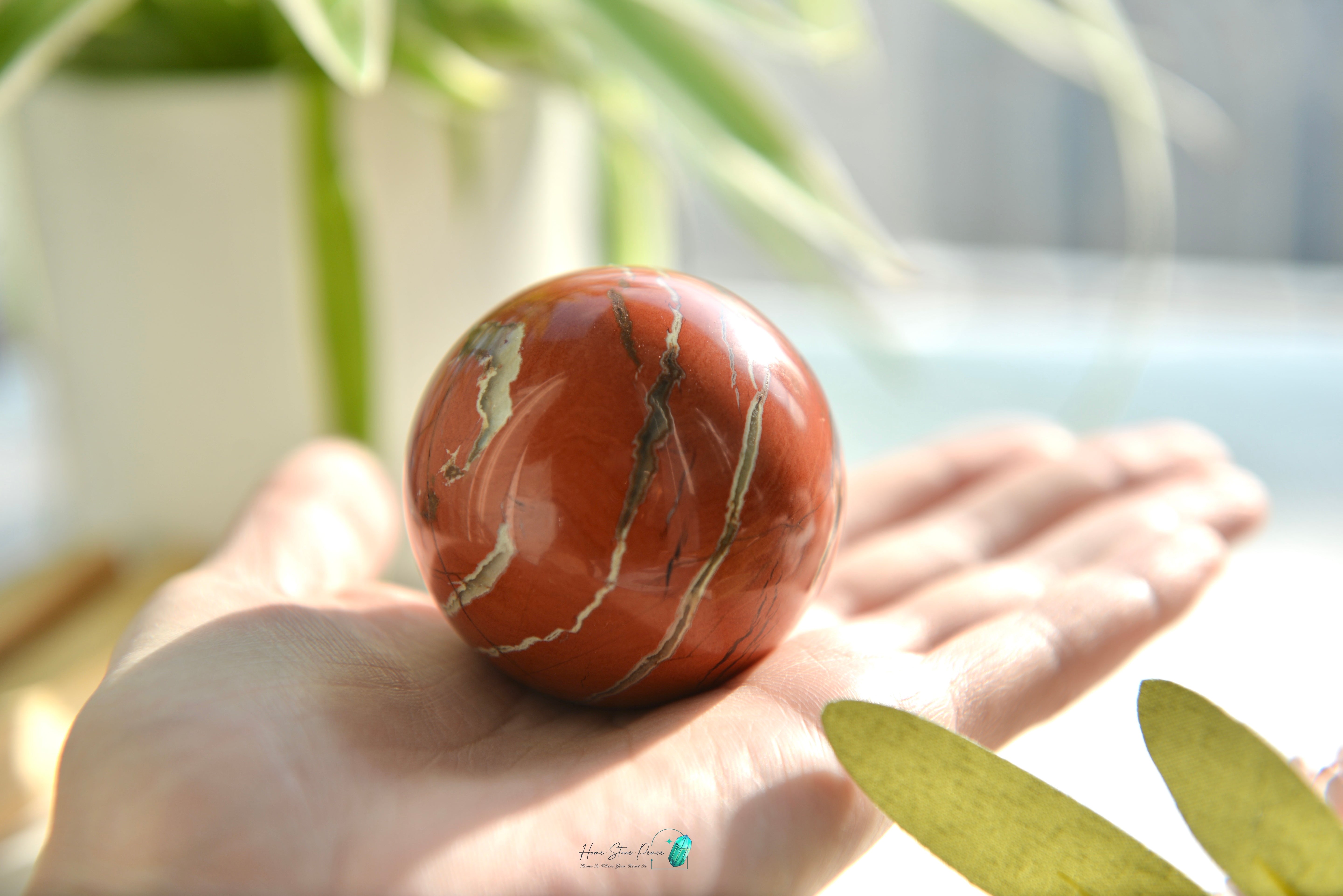 紅碧玉球 Red Jasper Sphere