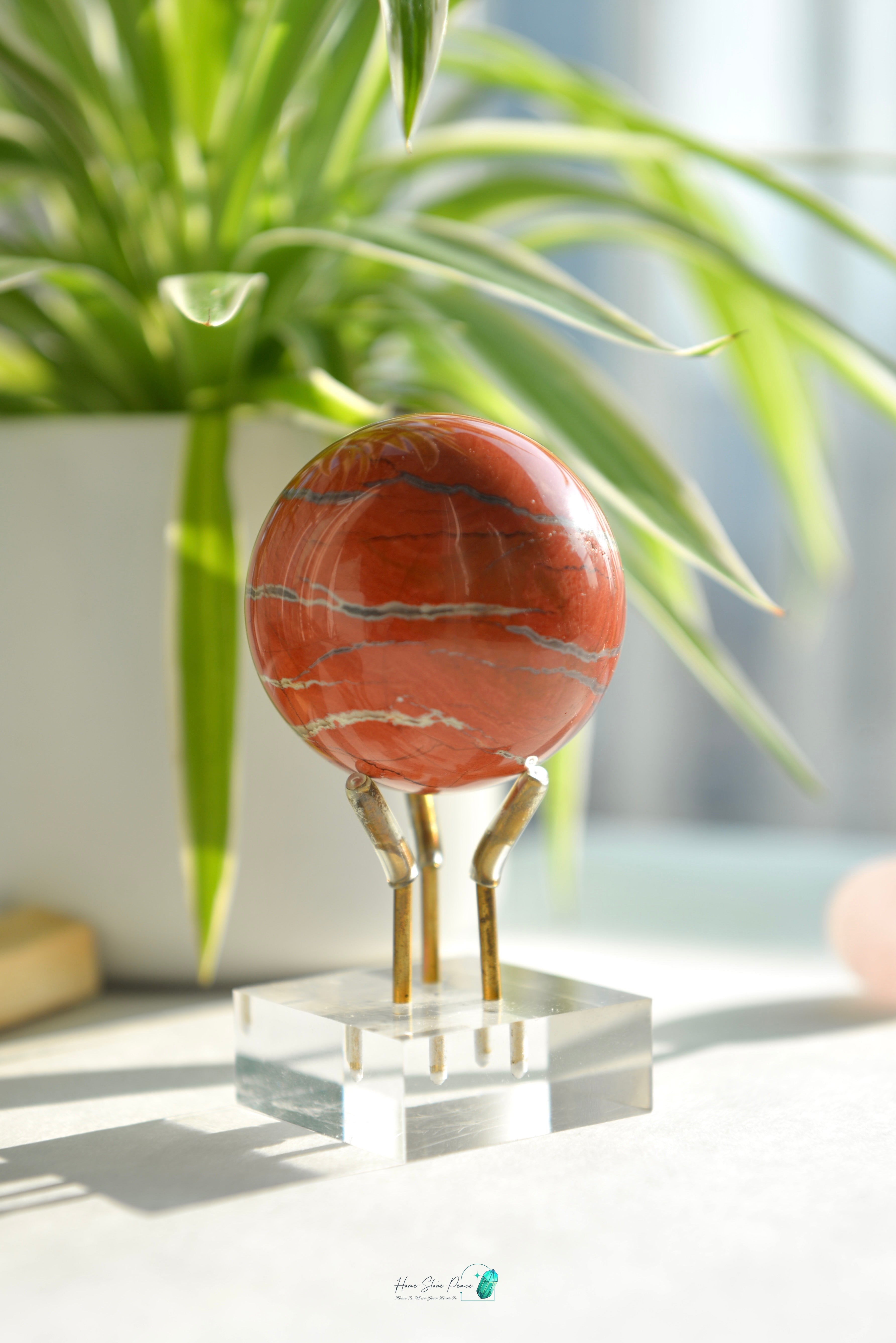 紅碧玉球 Red Jasper Sphere