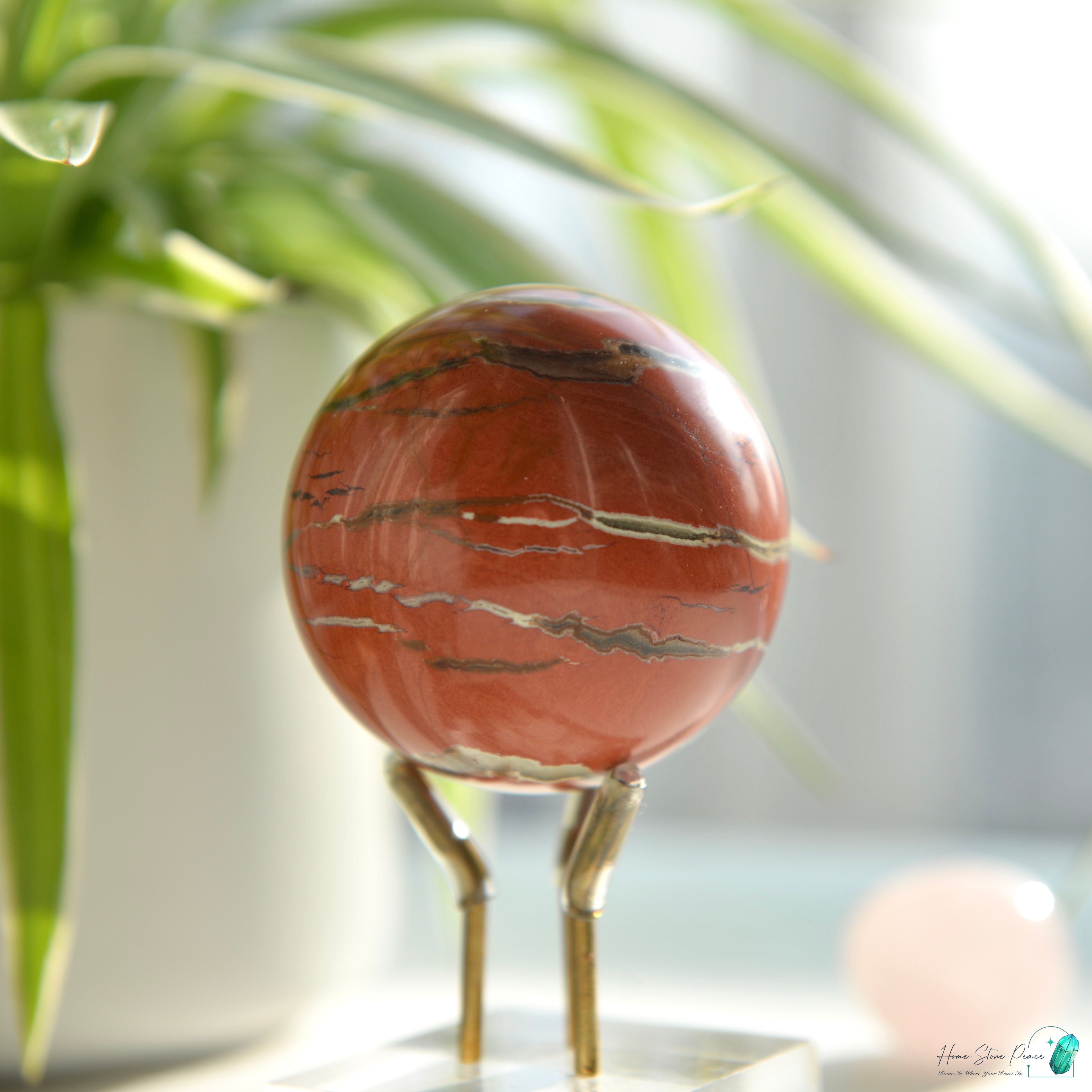 紅碧玉球 Red Jasper Sphere