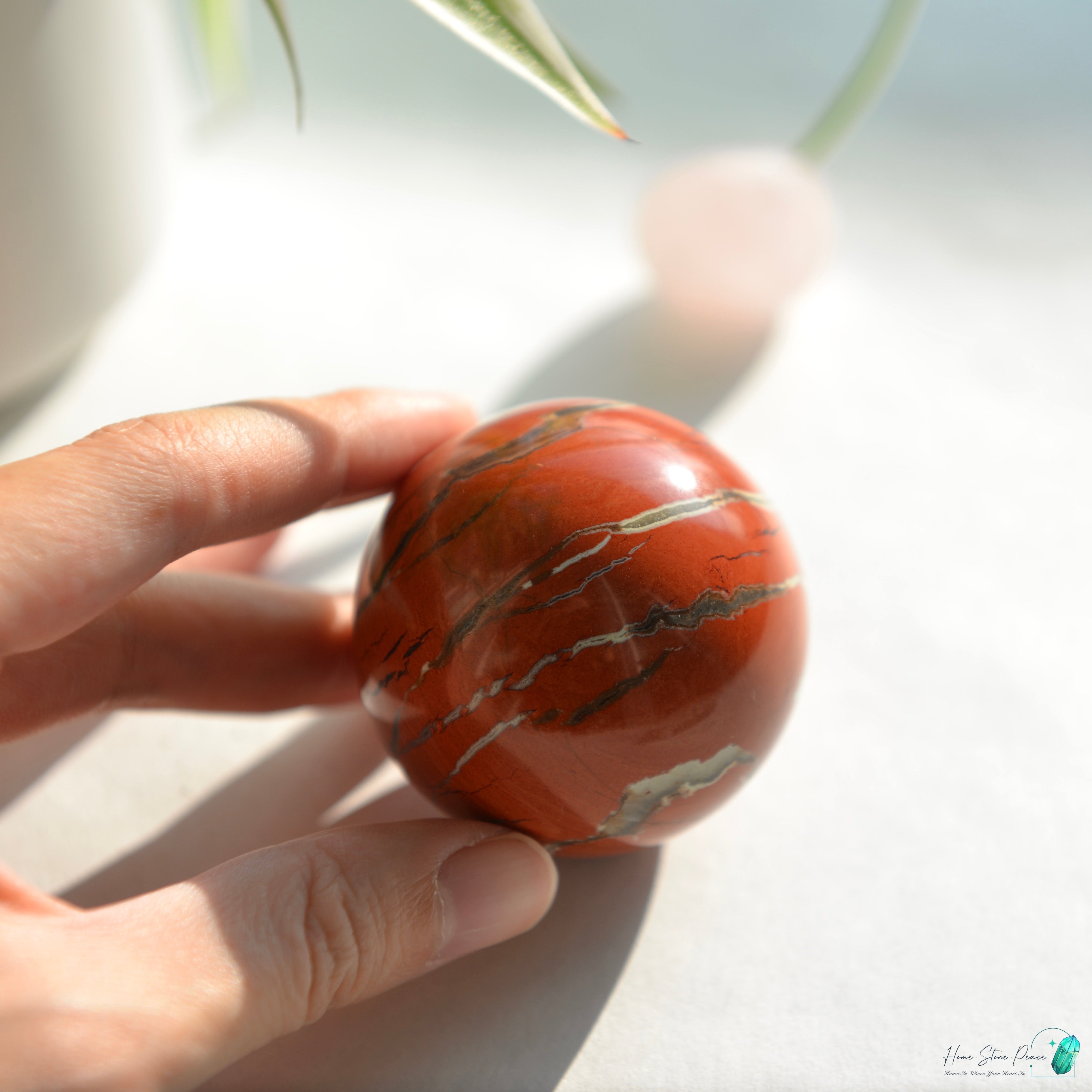 紅碧玉球 Red Jasper Sphere
