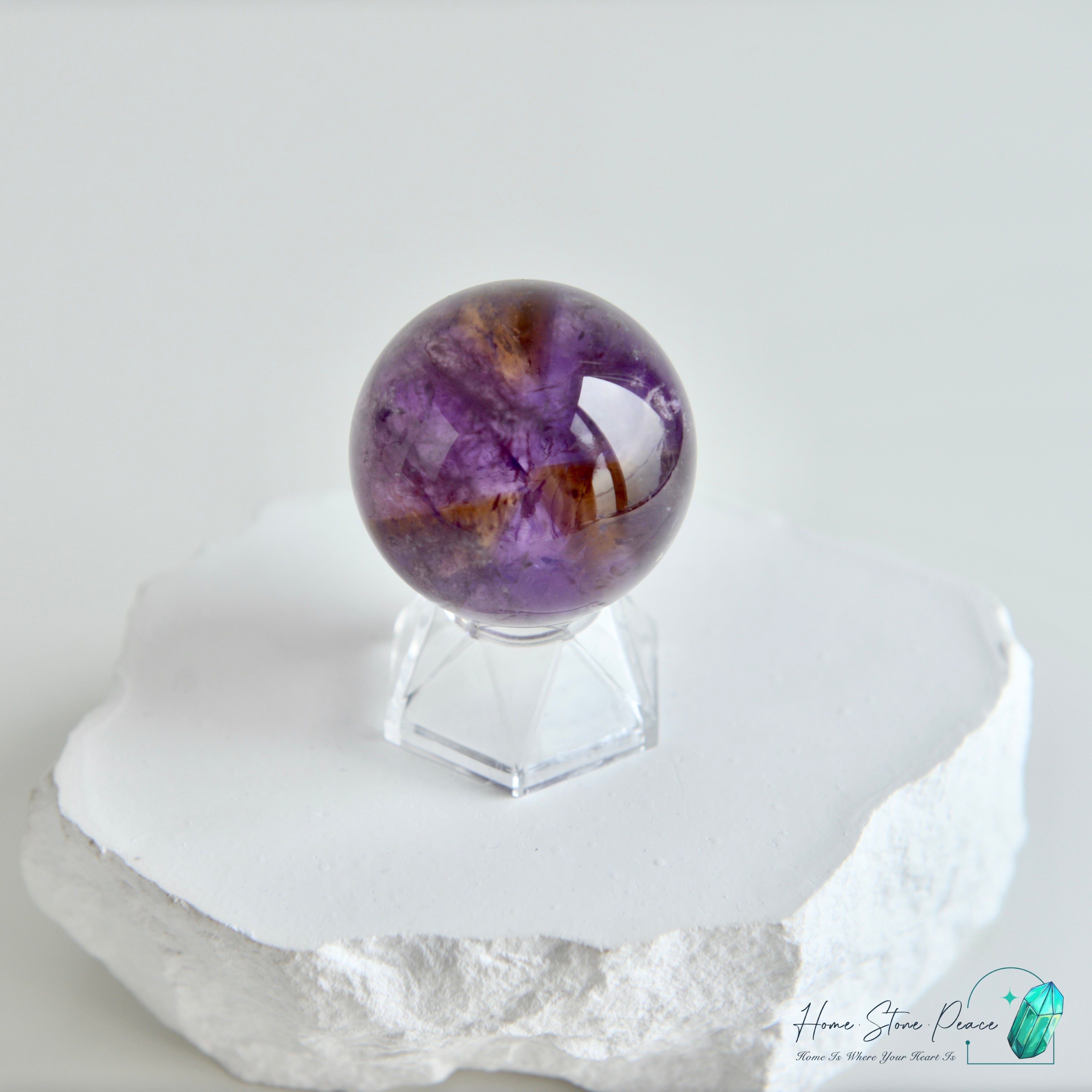 紫黃水晶球 Ametrine Sphere