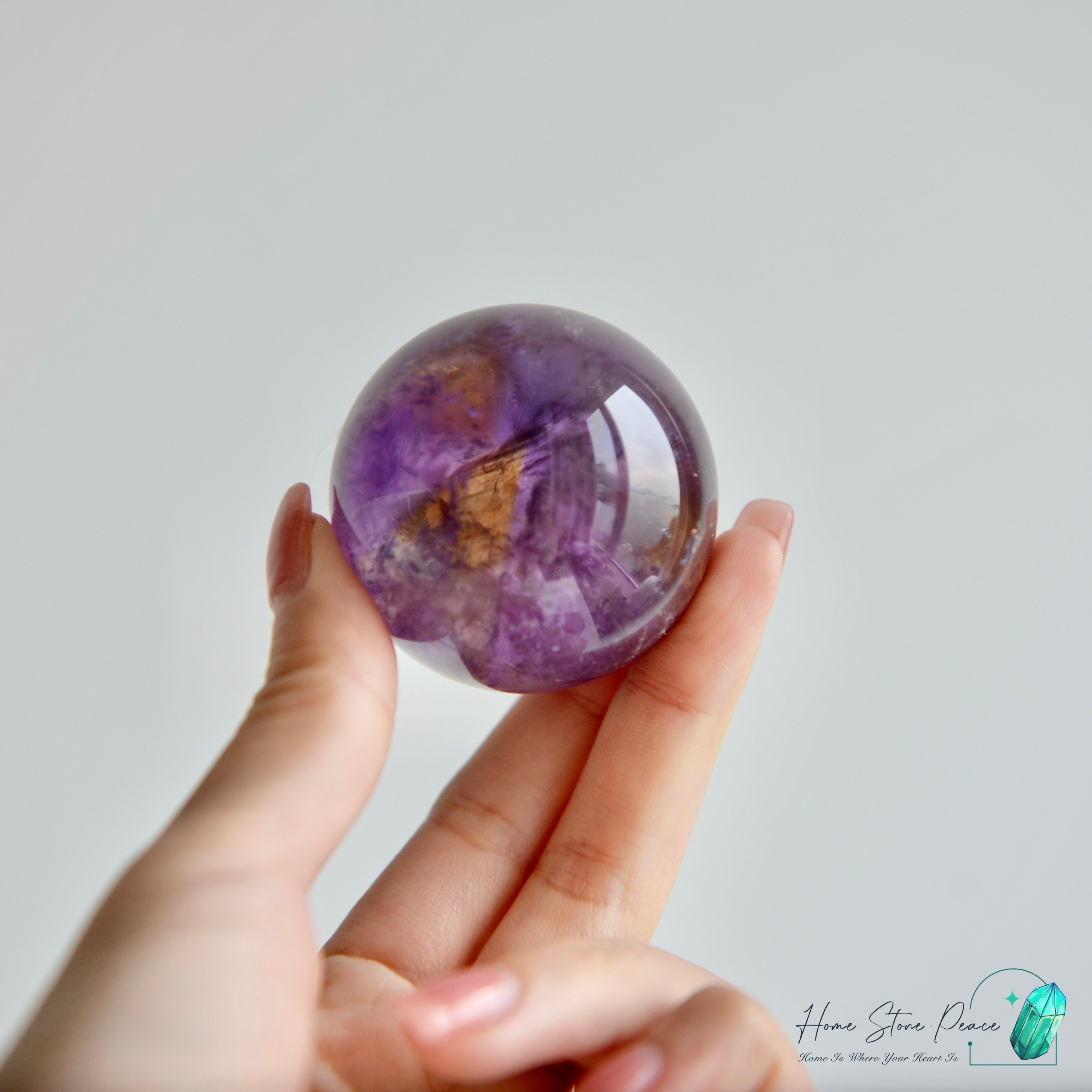紫黃水晶球 Ametrine Sphere