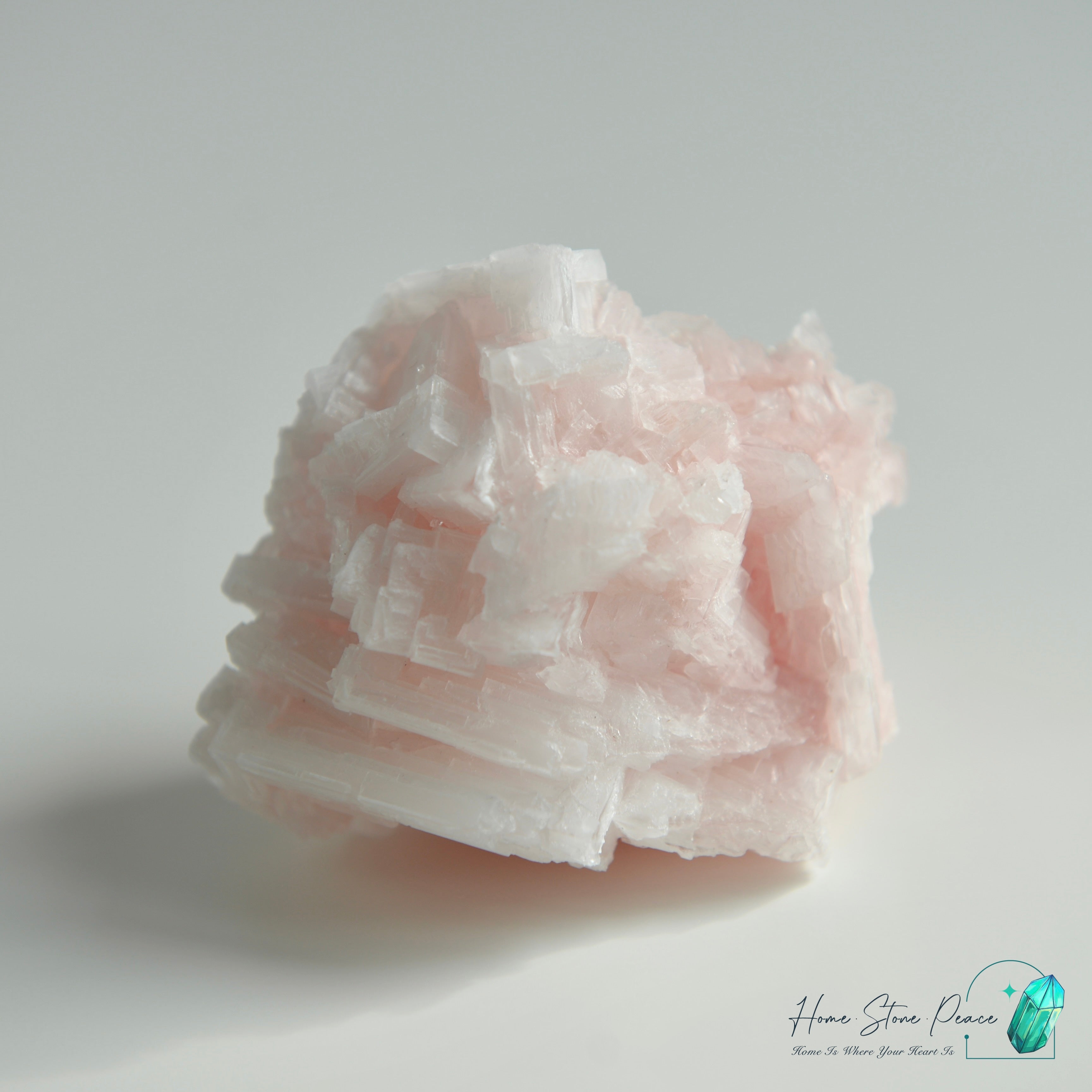 塞爾斯湖粉紅鹽礦 Natural Searles Lake Pink Halite