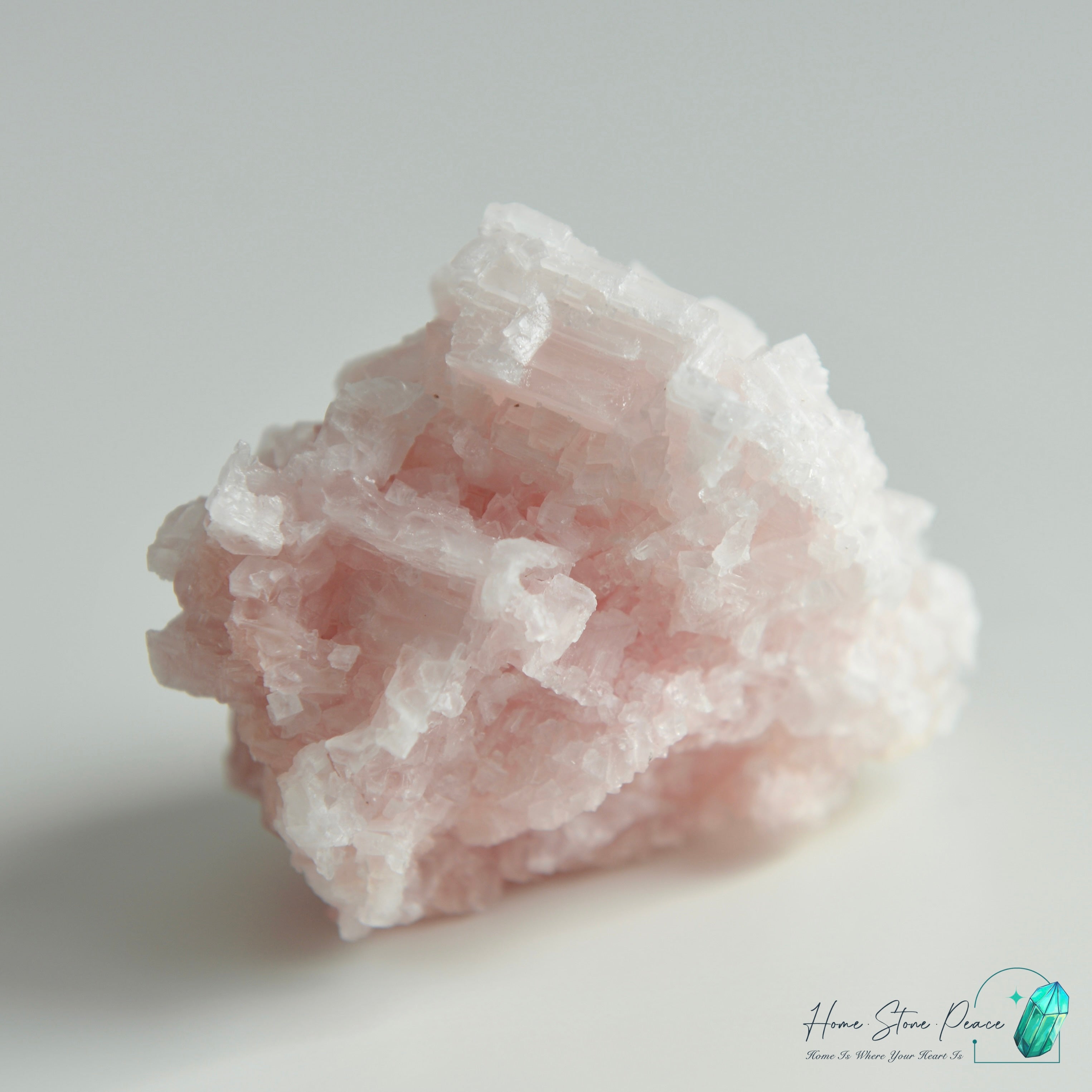 塞爾斯湖粉紅鹽礦 Natural Searles Lake Pink Halite