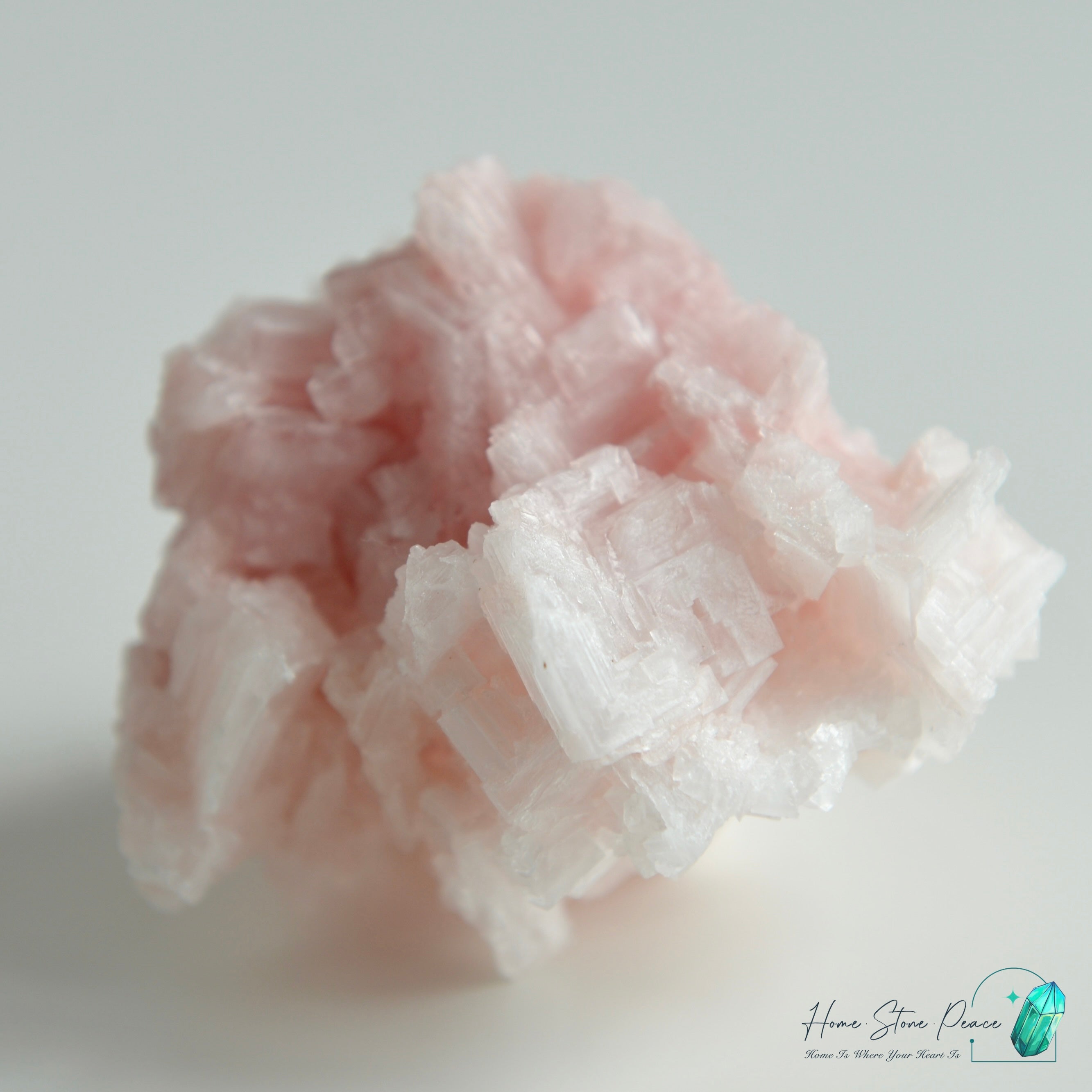 塞爾斯湖粉紅鹽礦 Natural Searles Lake Pink Halite