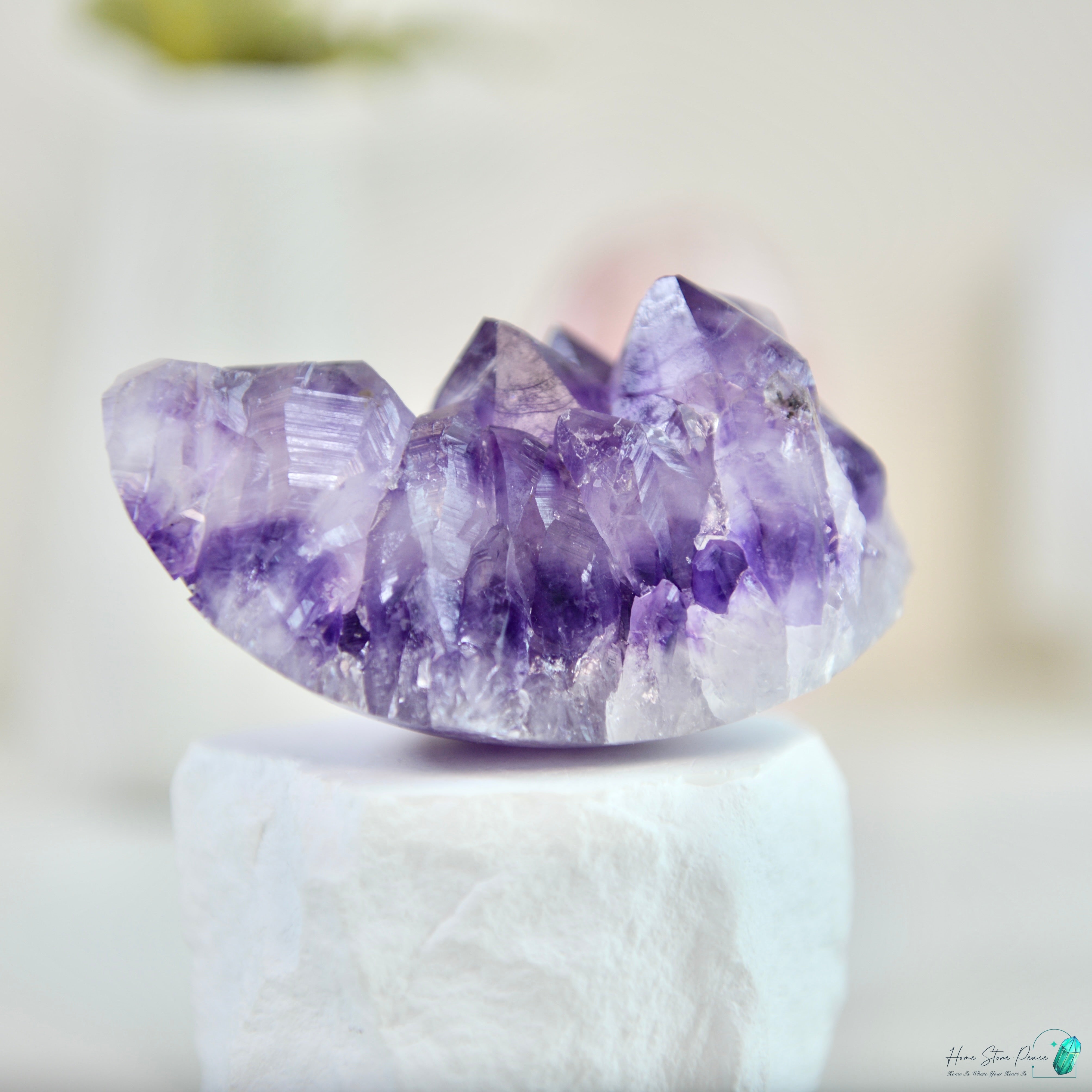 巴西半打磨紫水晶簇 Brazilian Amethyst Cluster