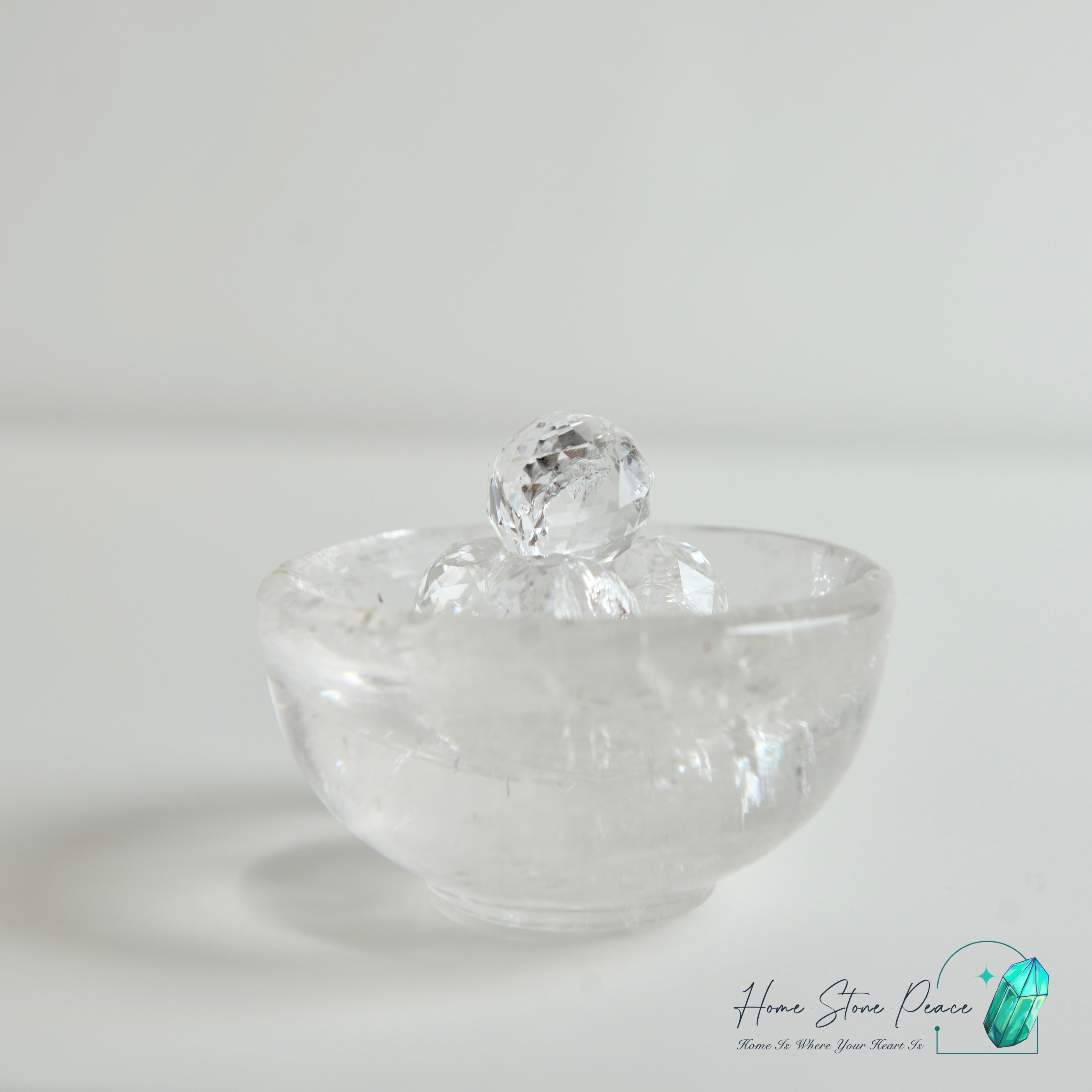 白水晶碗 Clear Quartz Bowl