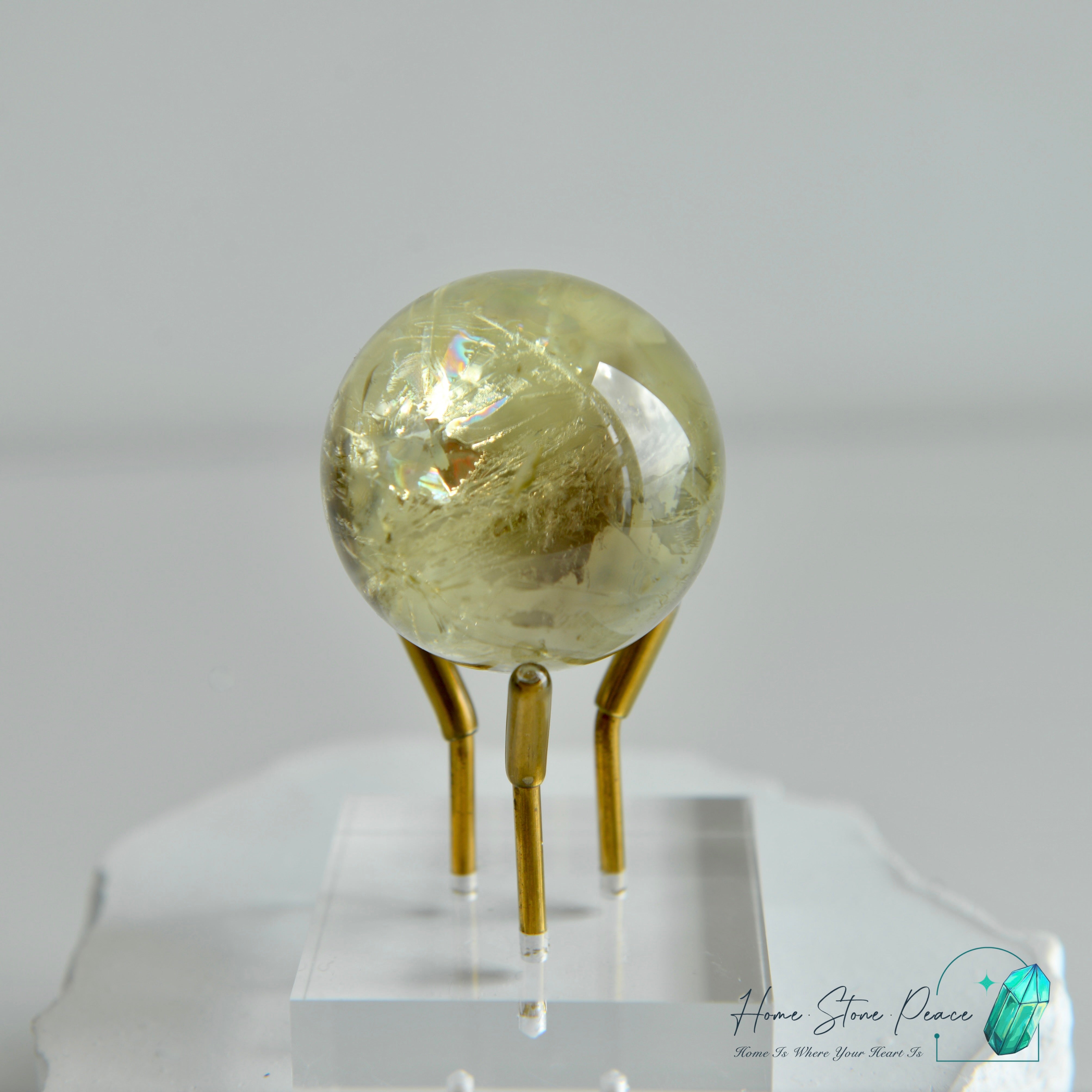 茶黃水晶球 Smoky Citrine Sphere