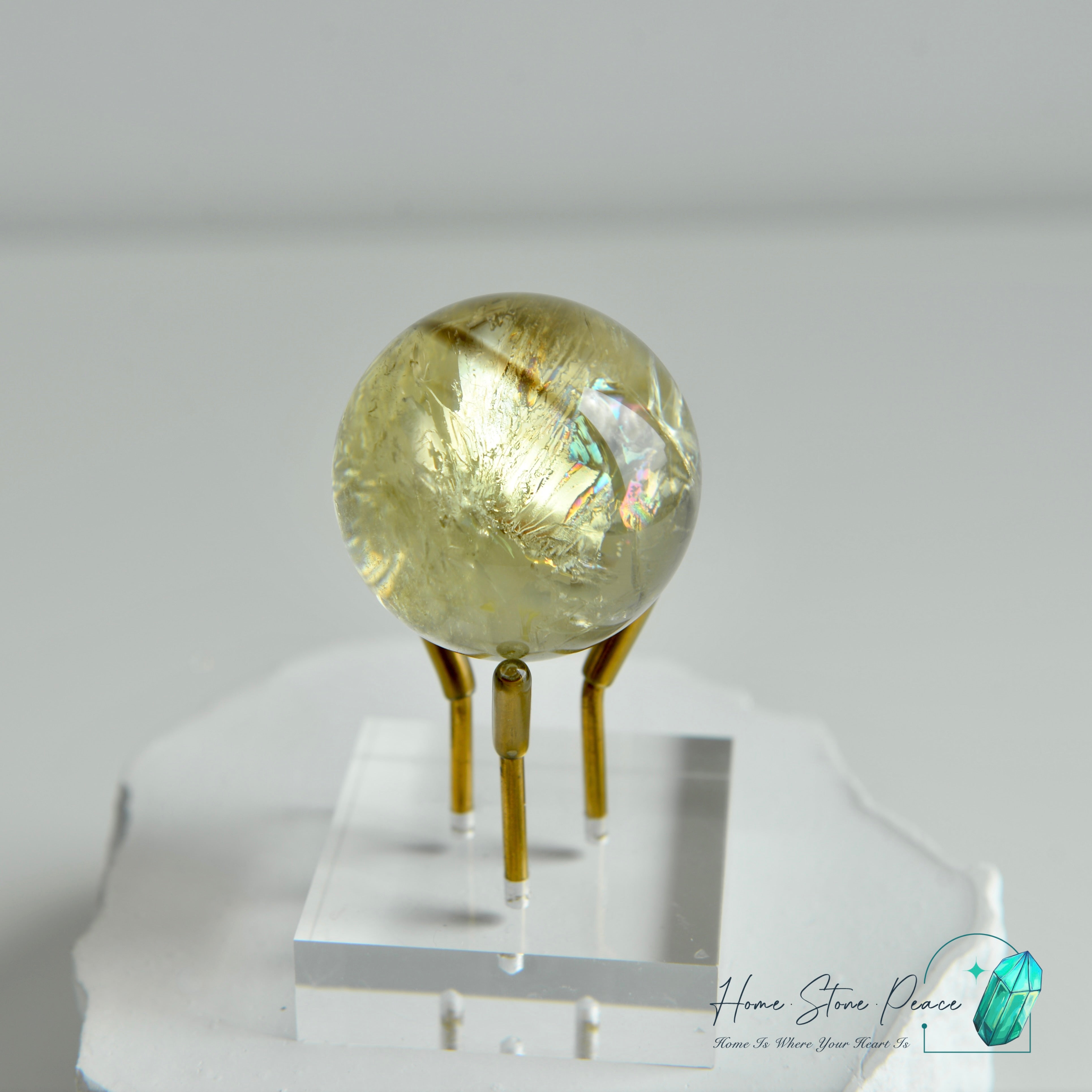茶黃水晶球 Smoky Citrine Sphere